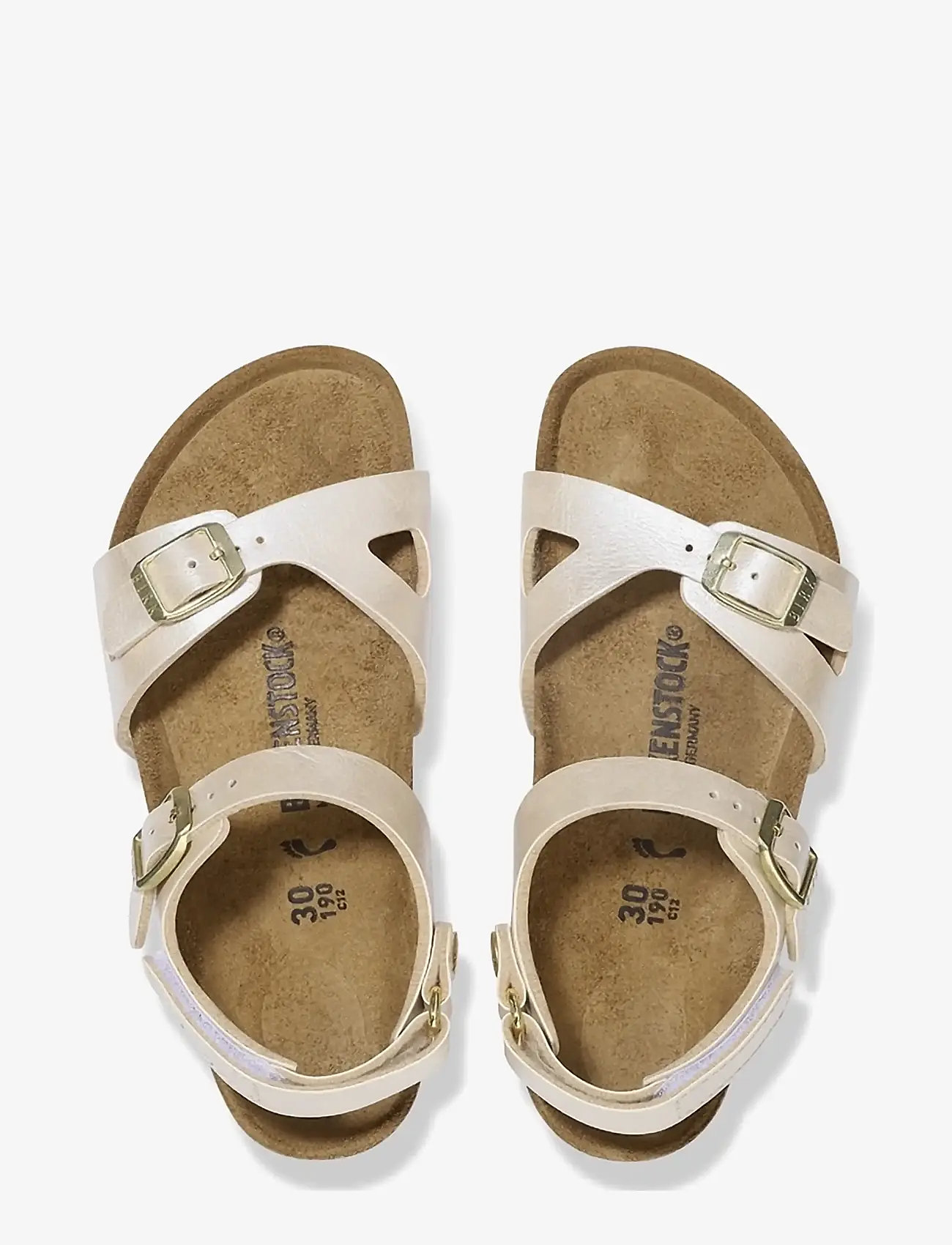 Birkenstock - Rio AS Kids BF - pantoufles - graceful pearl white - 1