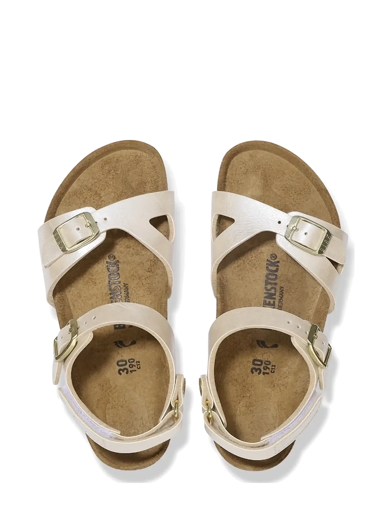Birkenstock - Rio AS Kids BF - pantoufles - graceful pearl white - 1