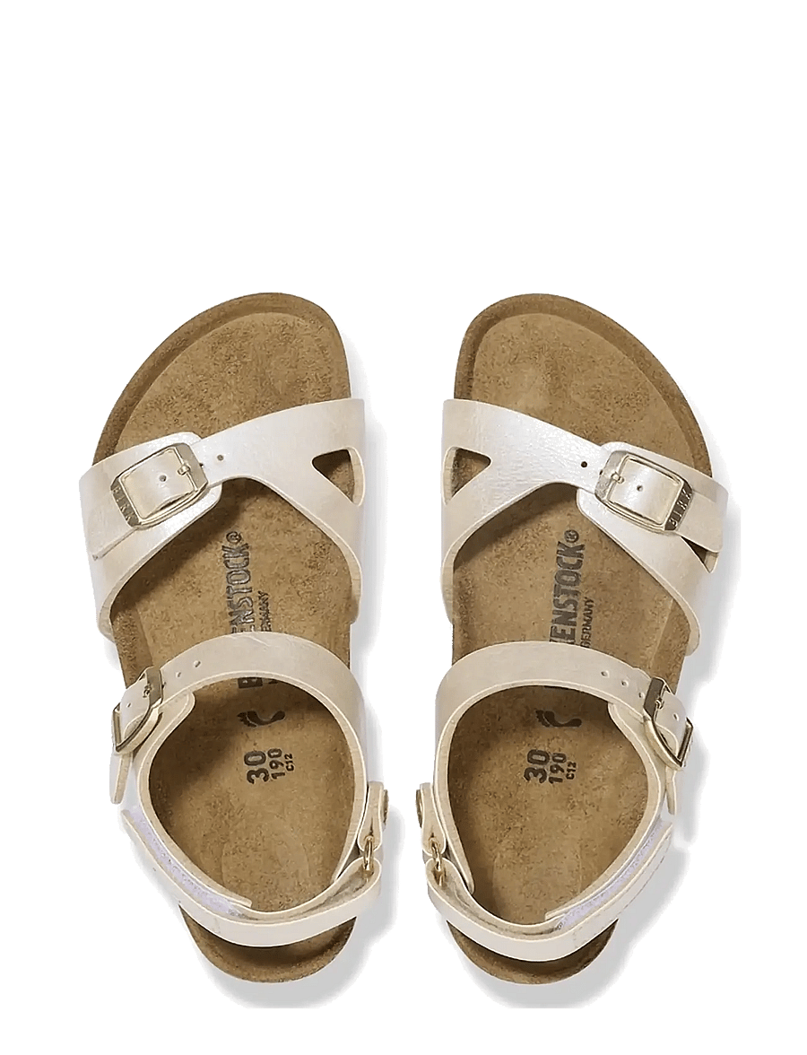 Birkenstock - Rio AS Kids BF - hausschuhe - graceful pearl white - 1