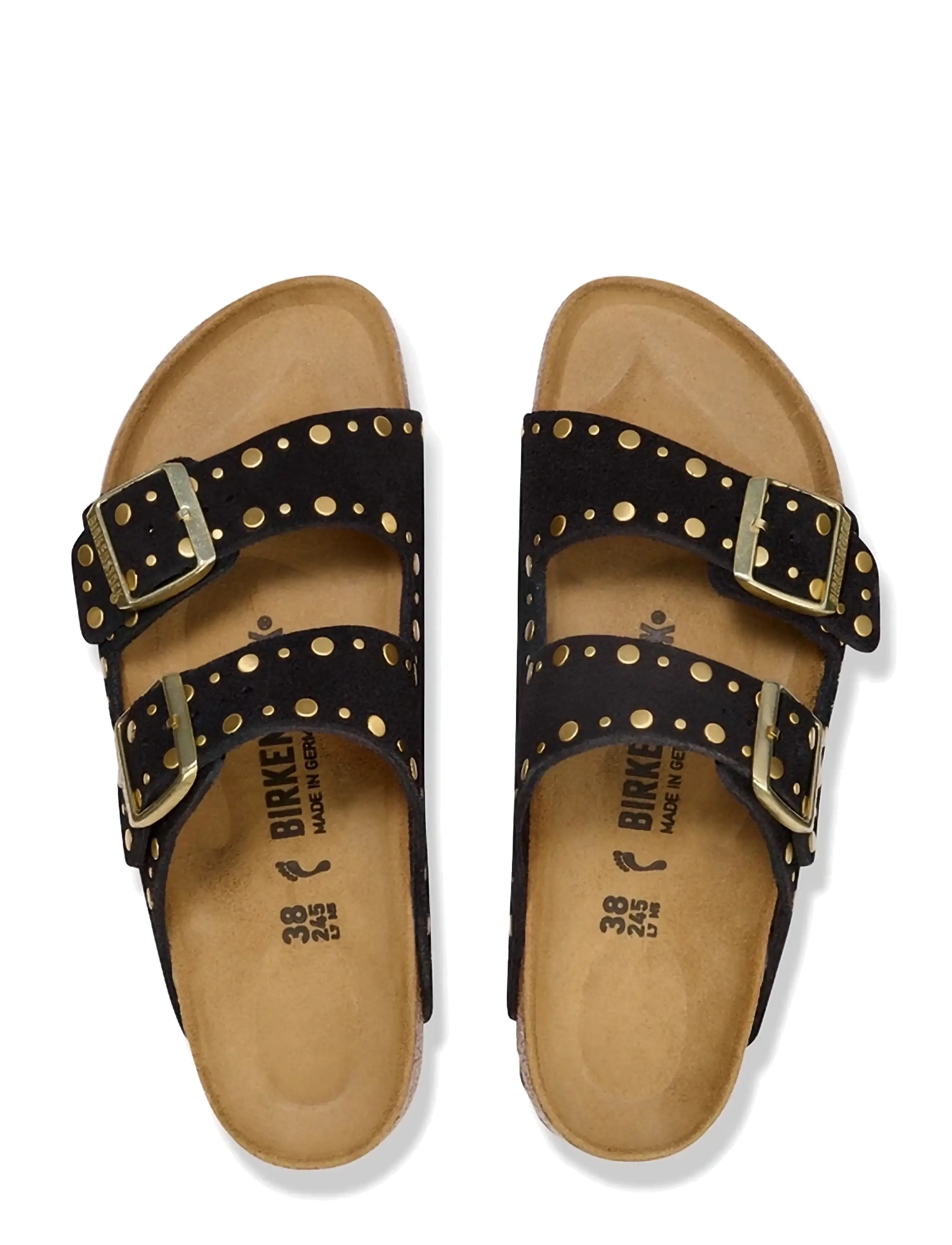 Birkenstock - Arizona Rivet LEVE Black - flache sandalen - black - 1