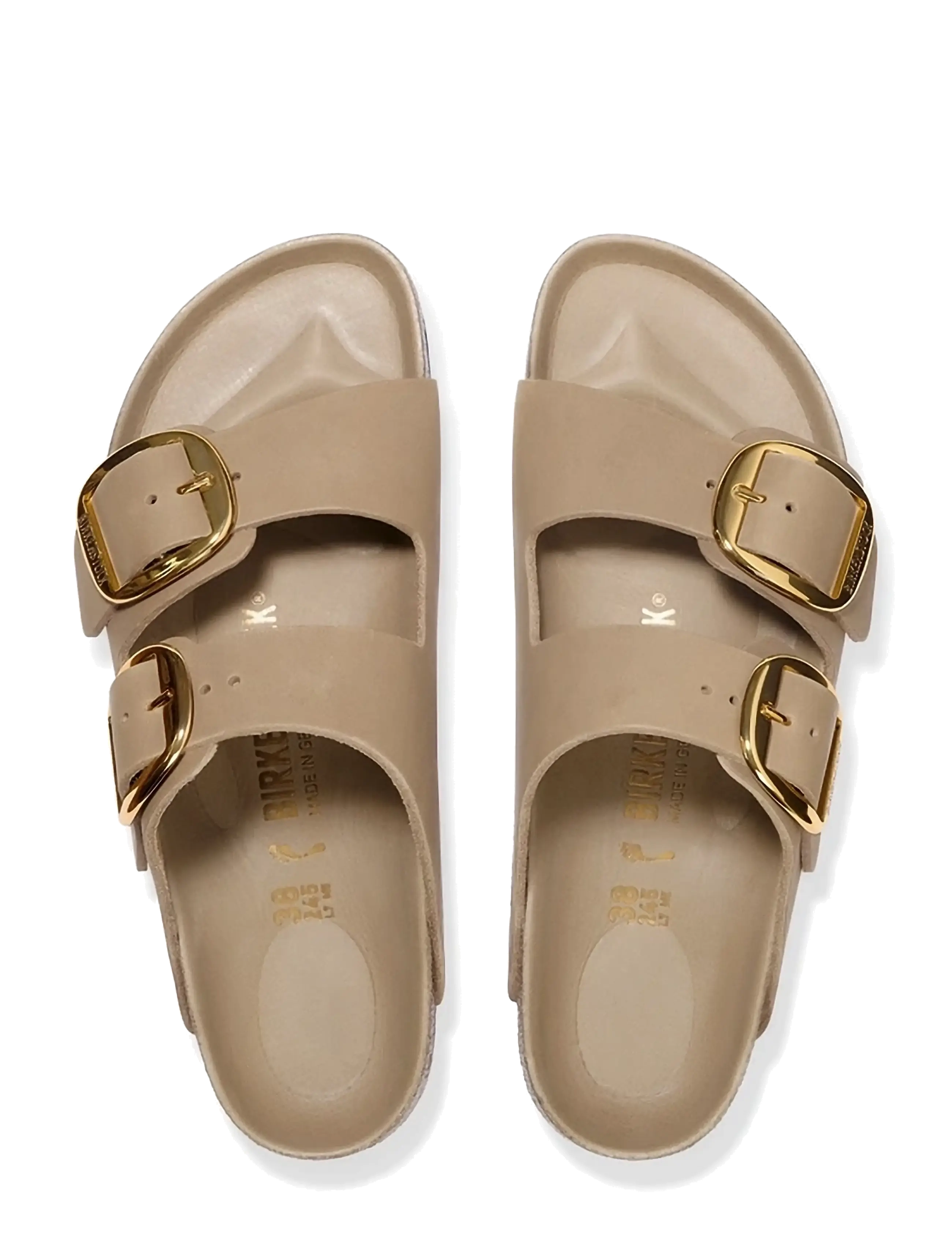Birkenstock - Arizona Big Buckle LEOI TabaccoBrown HEX - flade sandaler - tabacco brown - 1