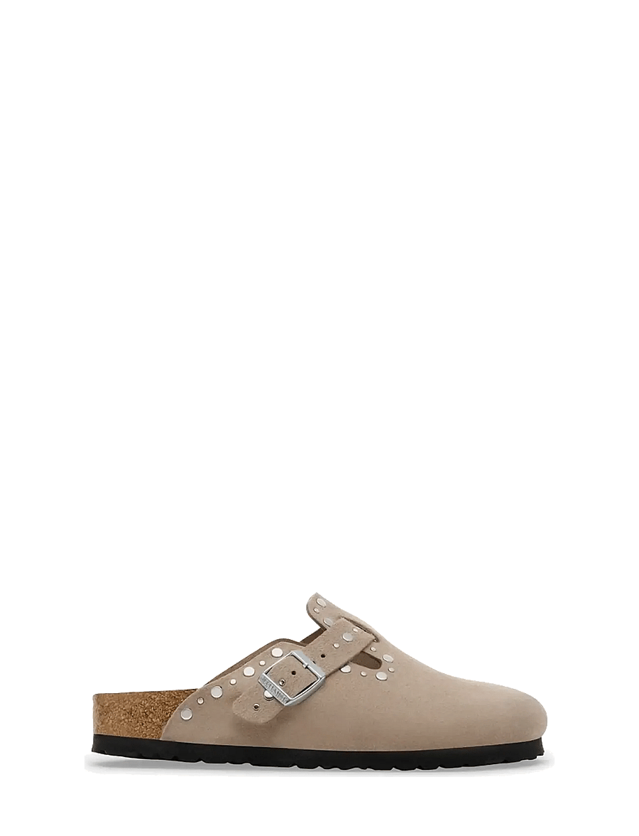 Birkenstock - Boston Rivet LEVE Taupe - flache pantoletten - taupe - 2