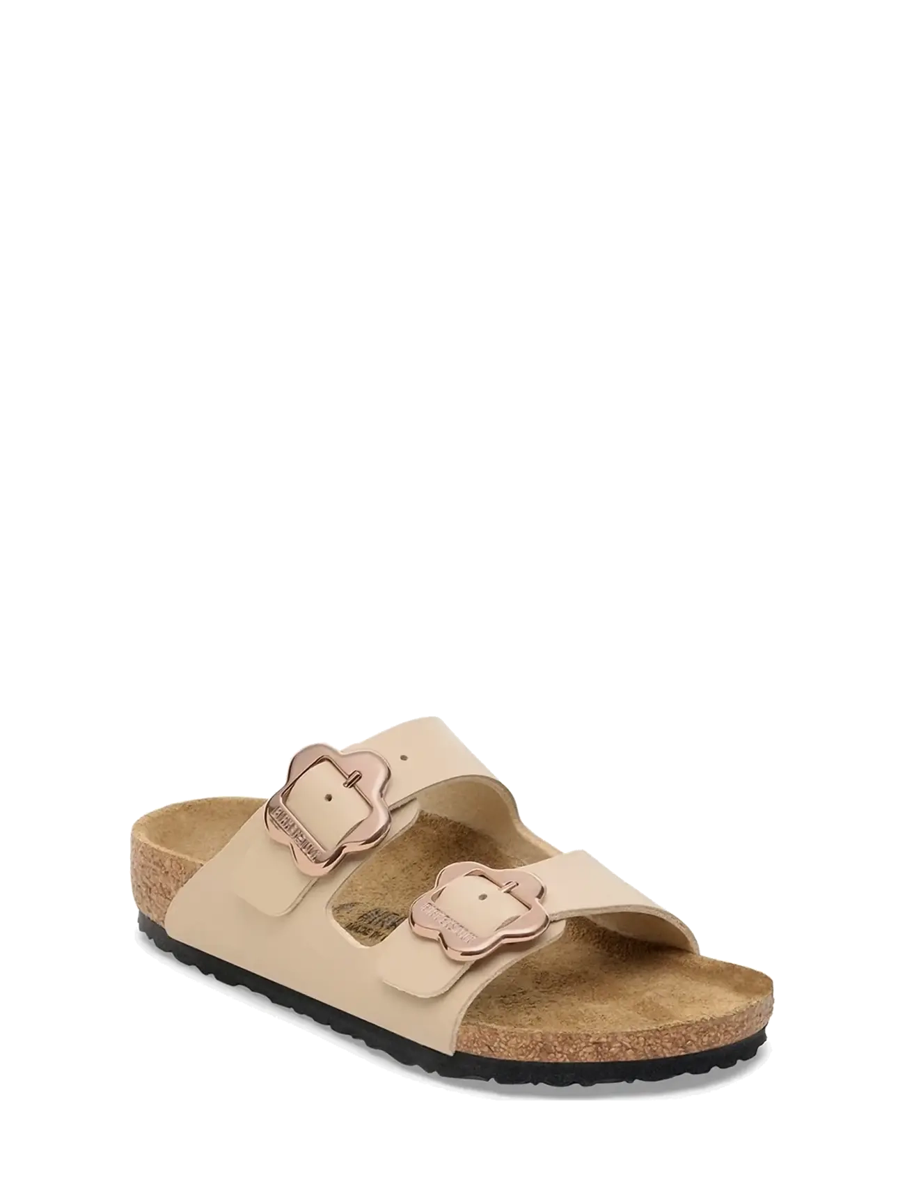 Birkenstock Arizona Kids Flower Buckle BF - Sandaler - SANDCASTLE / beige