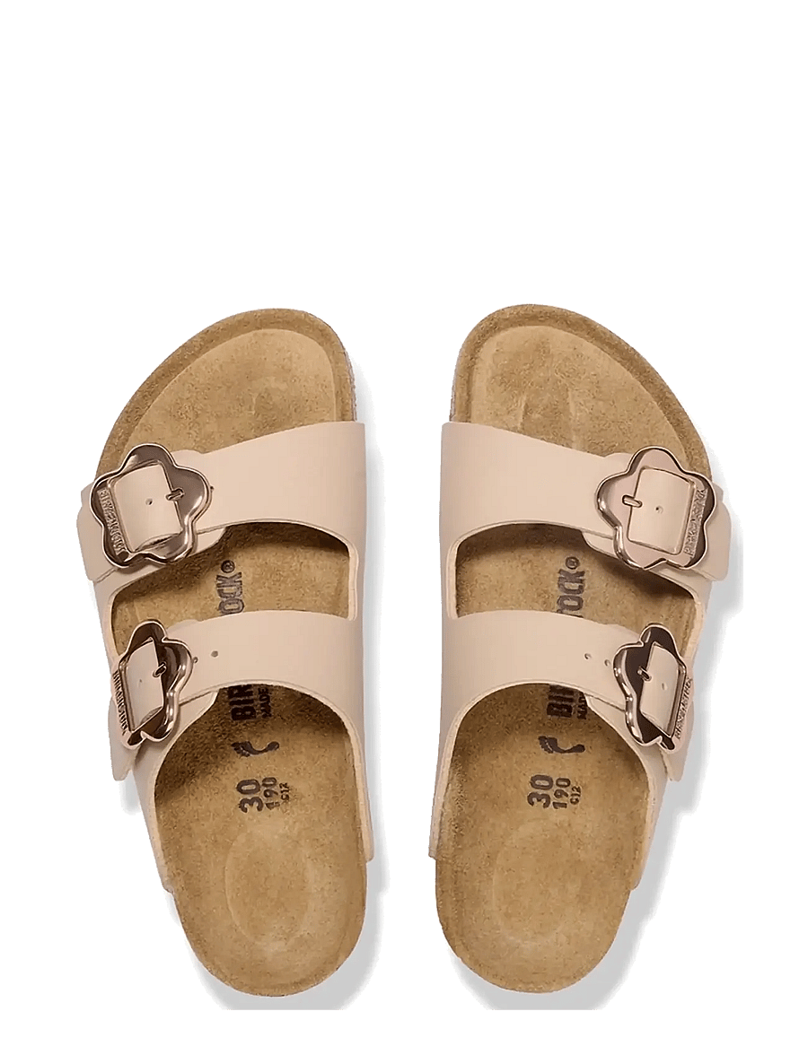 Birkenstock - Arizona Kids Flower Buckle BF - hausschuhe - sandcastle - 1