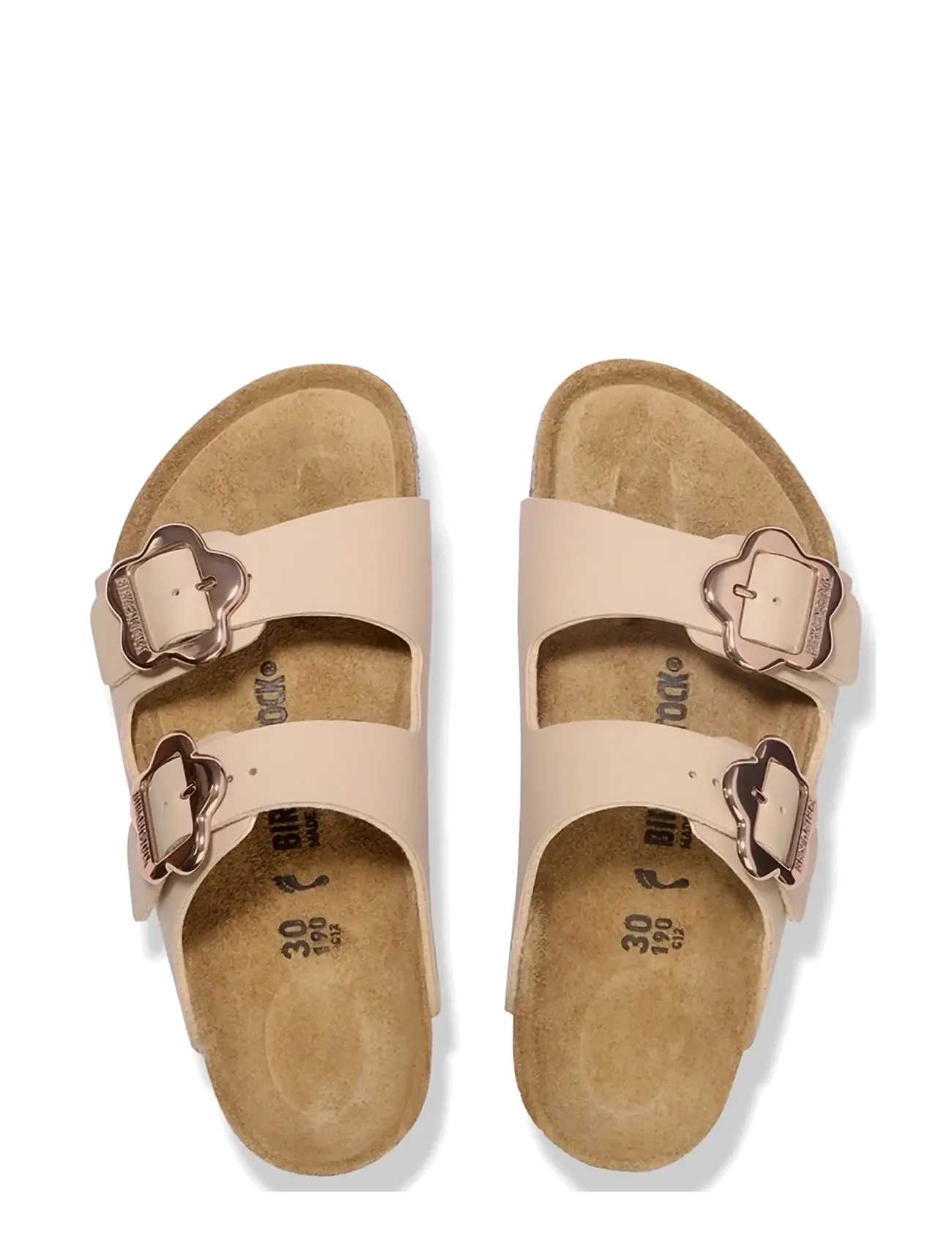 Birkenstock - Arizona Kids Flower Buckle BF - pantoufles - sandcastle - 1