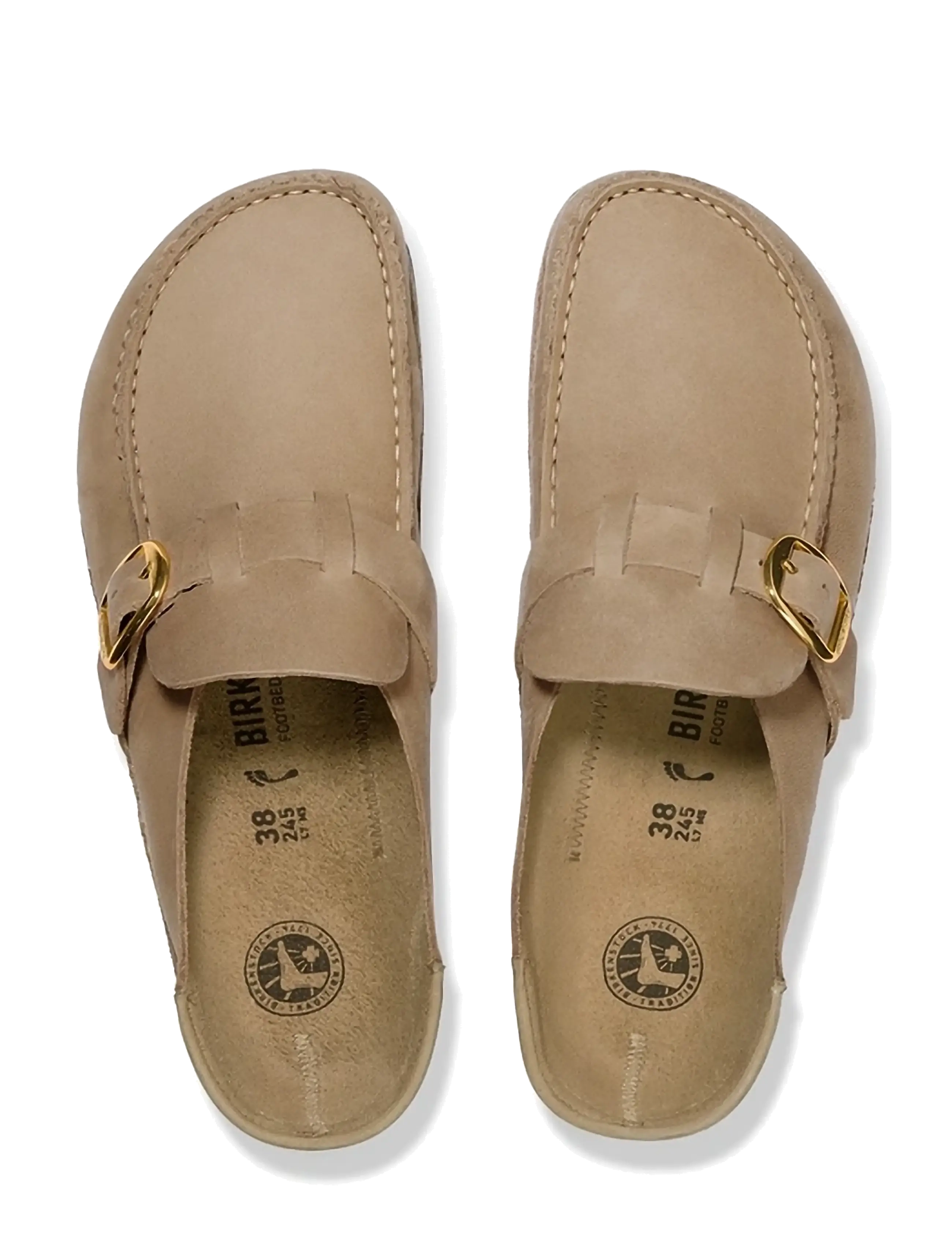 Birkenstock - Buckley LEOI - flade mules - tabacco brown - 1