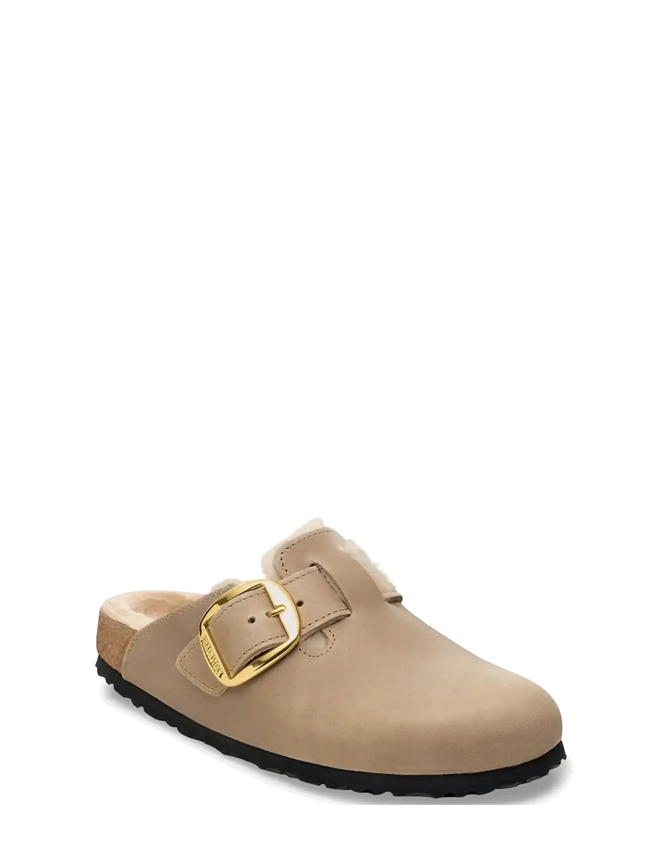 Birkenstock Boston BB Shearling LEOI Tabacco Br LAF - Schuhe - TABACCO BROWN / beige