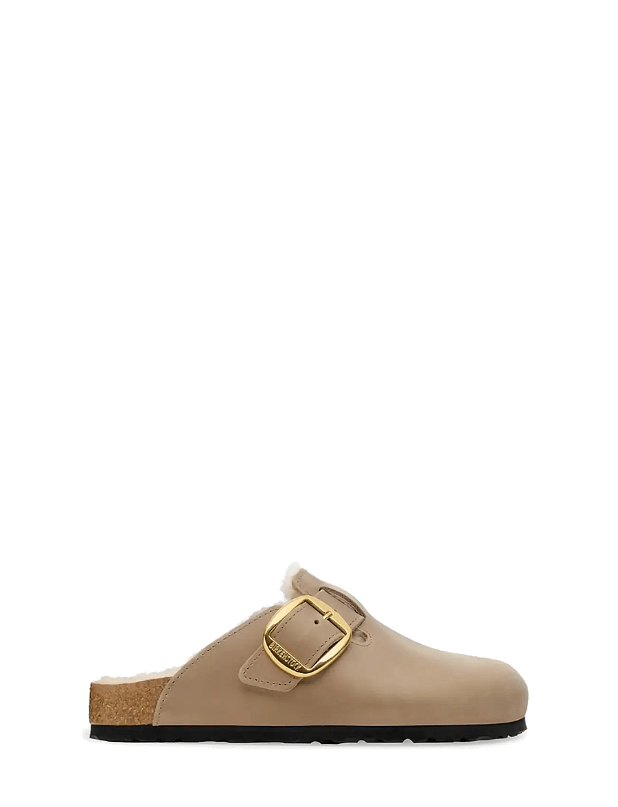 Birkenstock - Boston BB Shearling LEOI Tabacco Br LAF - flade mules - tabacco brown - 2