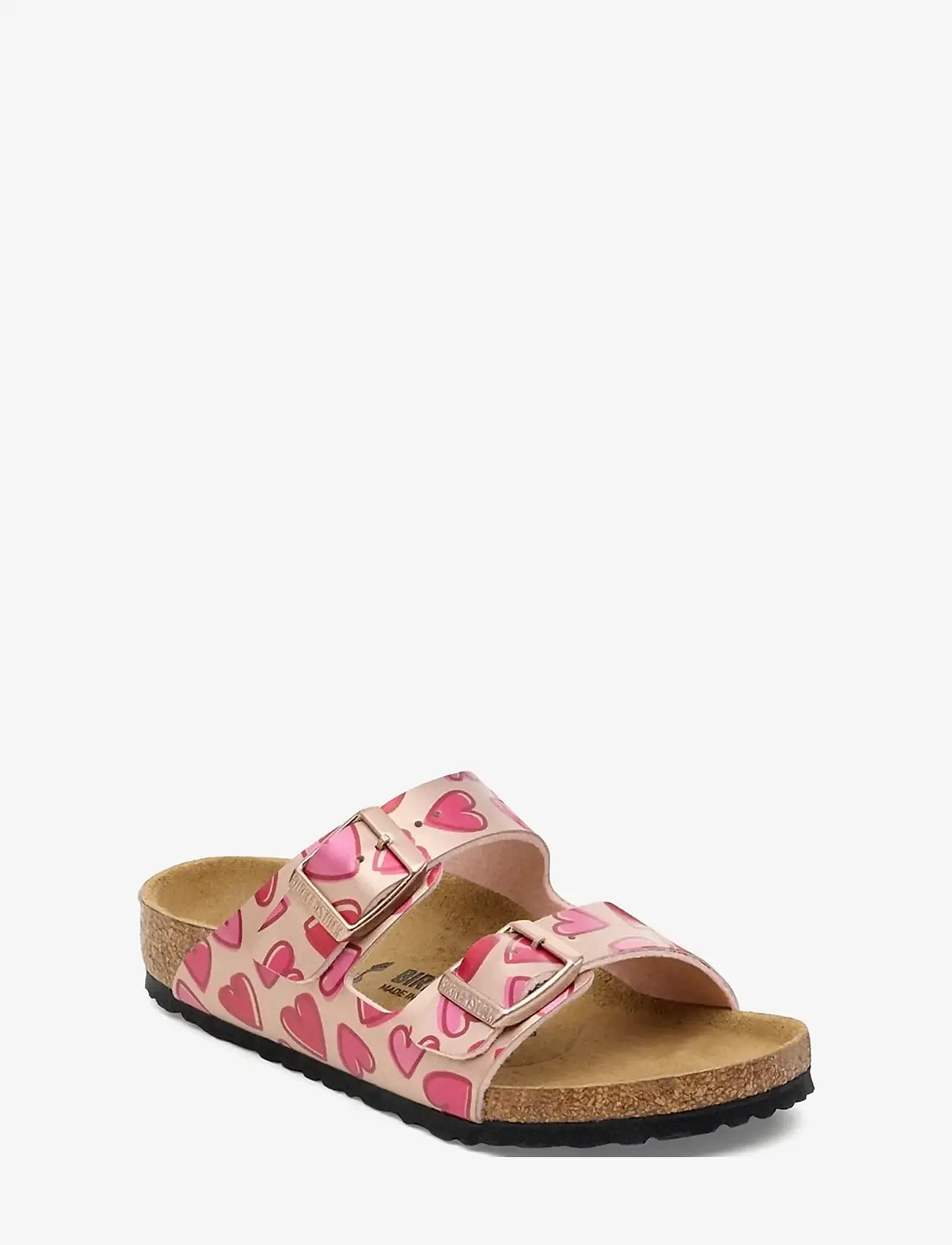 Birkenstock - Arizona Kids BF - hjemmesko - electric metallic copper hearts - 0