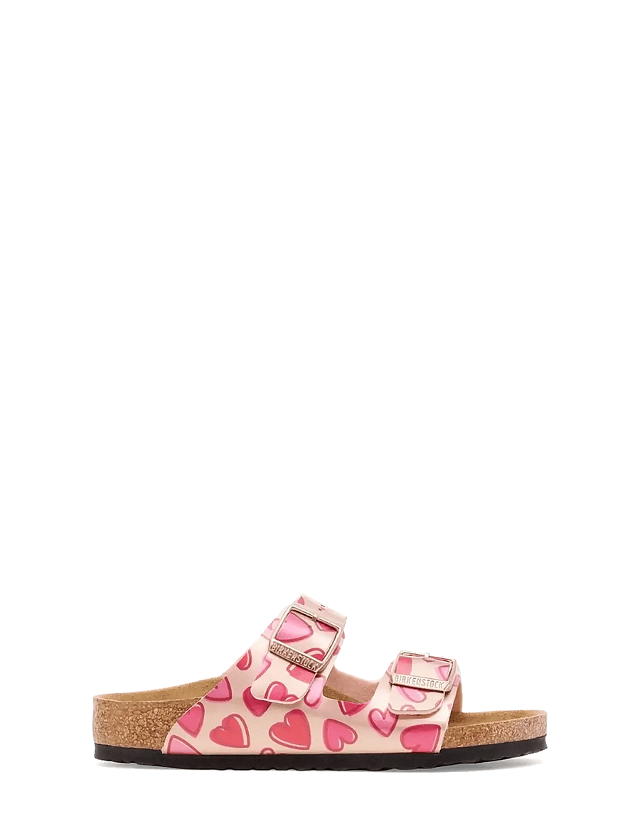 Birkenstock - Arizona Kids BF - sussid - electric metallic copper hearts - 2