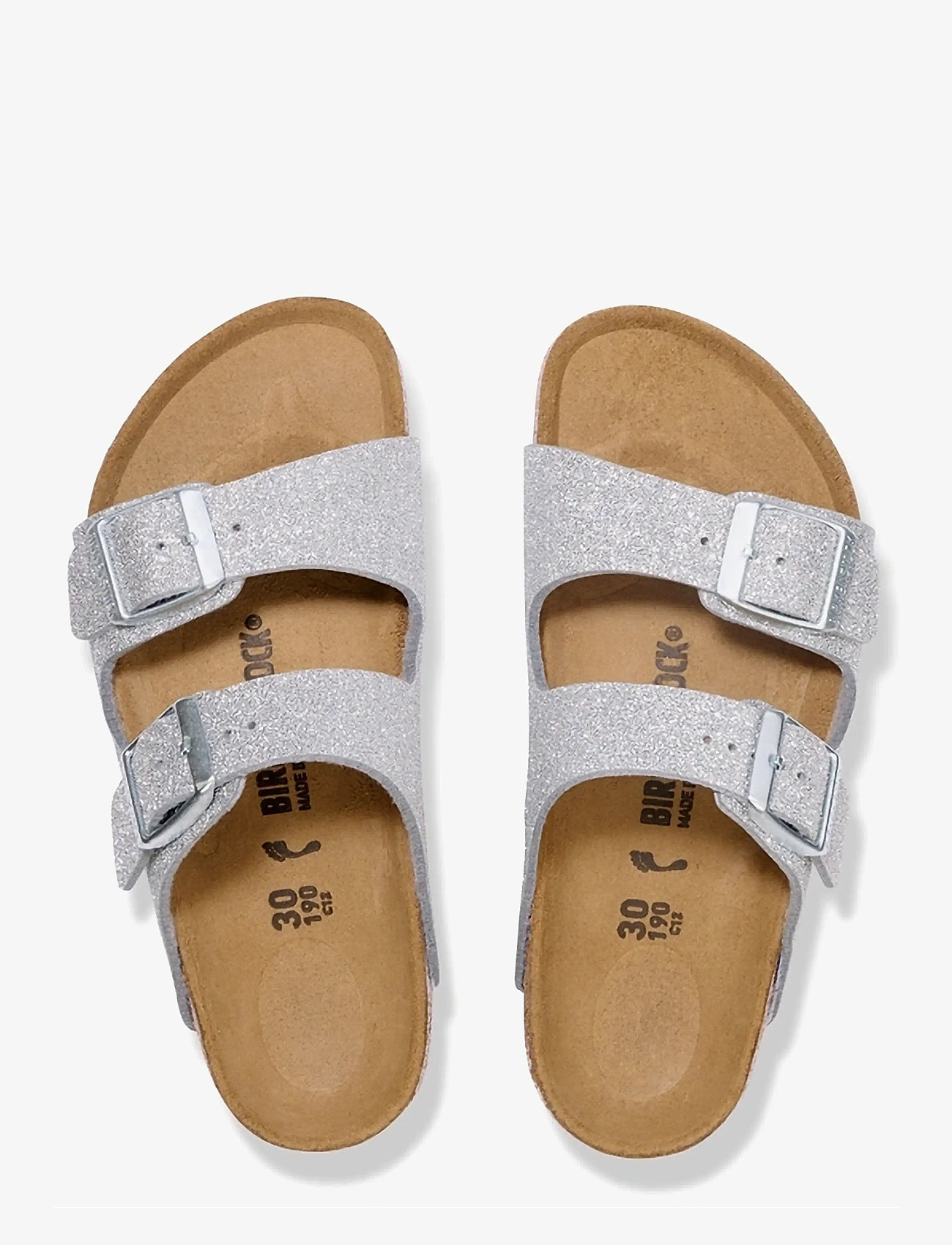 Birkenstock - Arizona Kids SYN Shiny Glitter Silver - hjemmesko - shiny glitter silver - 1