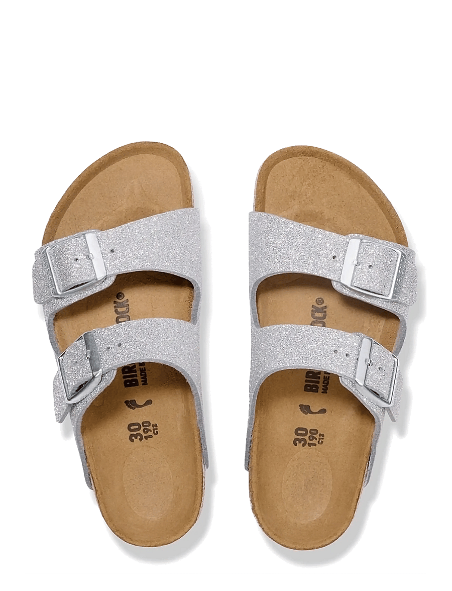 Birkenstock - Arizona Kids SYN Shiny Glitter Silver - hausschuhe - shiny glitter silver - 1