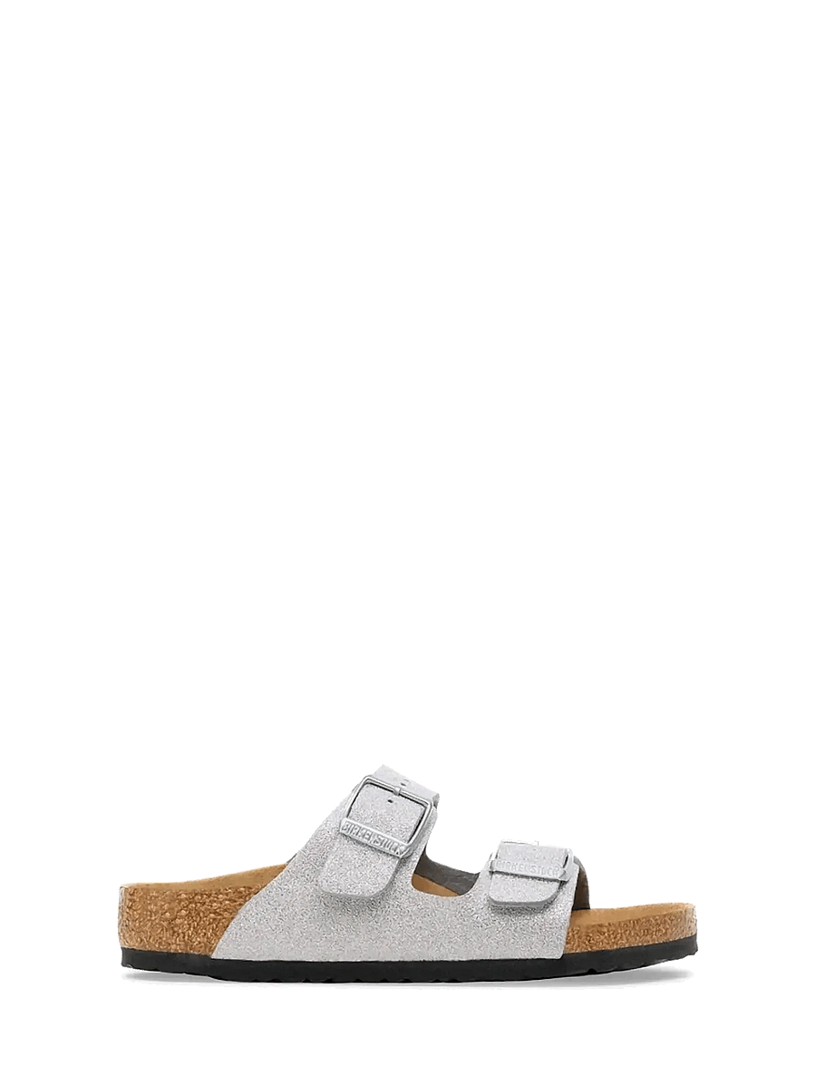 Birkenstock - Arizona Kids SYN Shiny Glitter Silver - hausschuhe - shiny glitter silver - 2