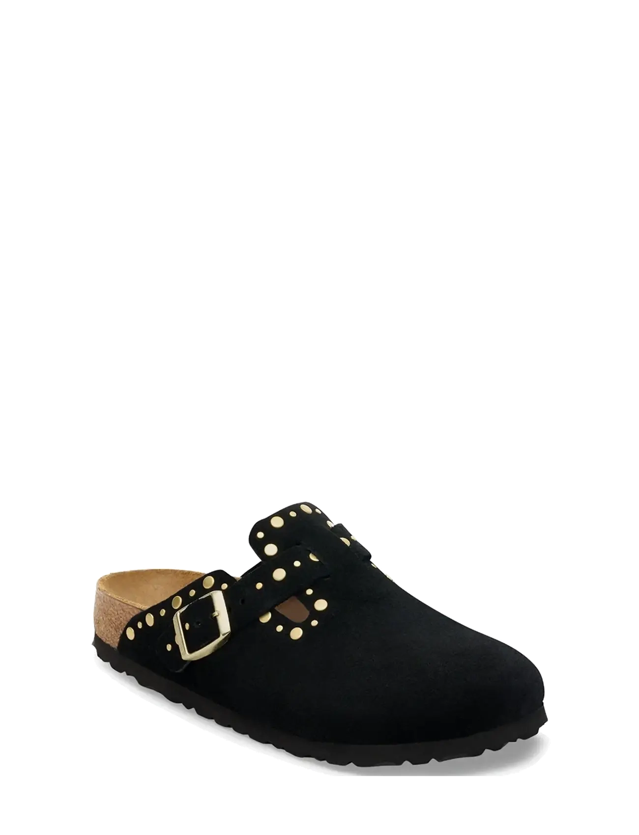 Birkenstock Boston Rivet Leve Black, 39, Mules & Slip-ins, Schwarz - Flat Mules, Frauen