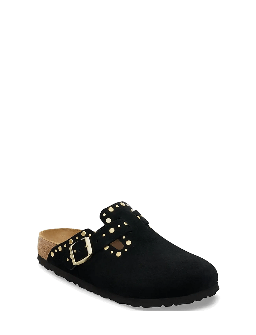 Birkenstock - Boston Rivet LEVE Black - flache pantoletten - black - 0