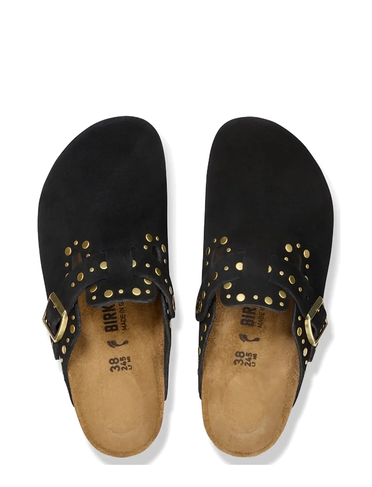 Birkenstock - Boston Rivet LEVE Black - flache pantoletten - black - 1