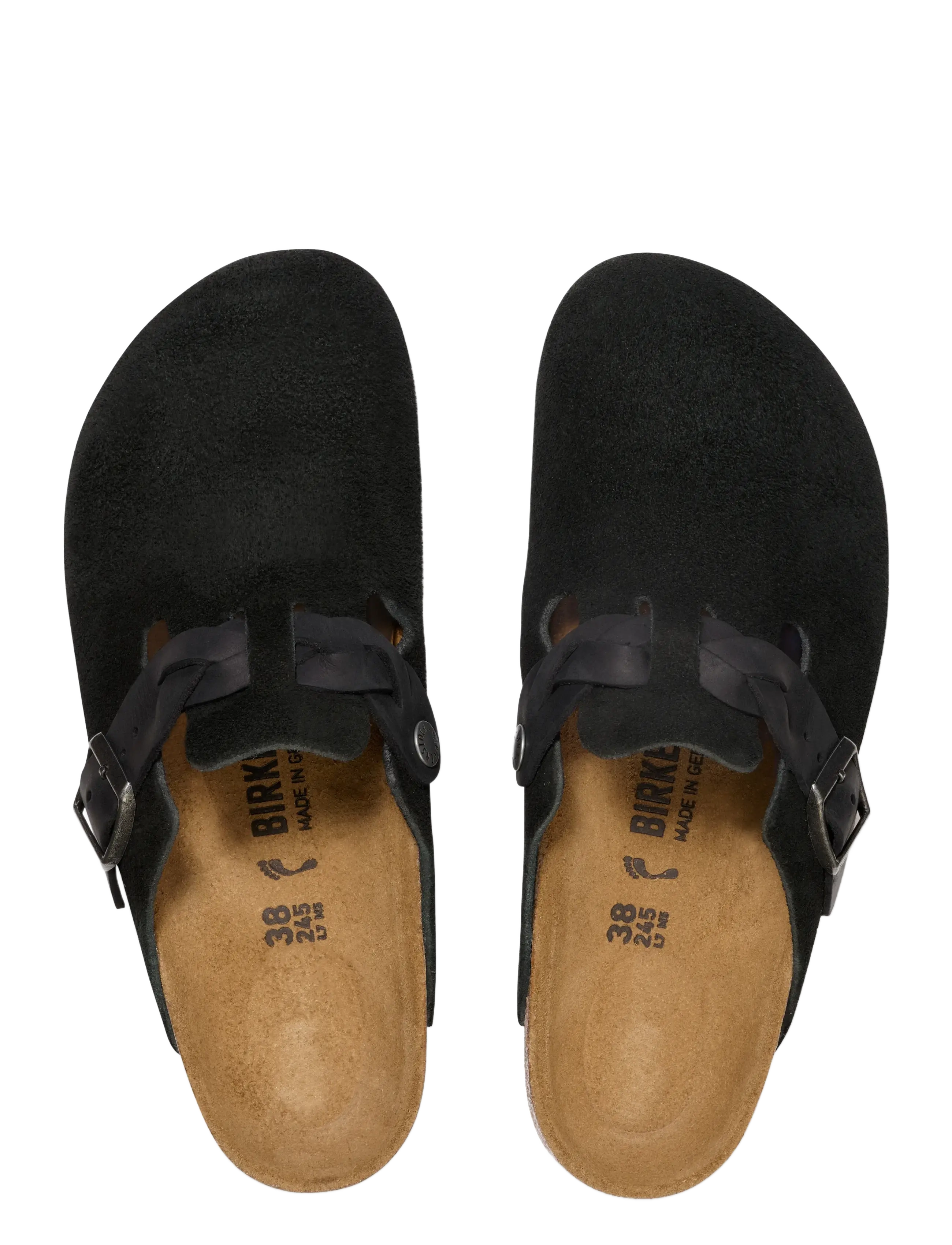 Birkenstock - Boston Braided LEOI/LEVE Black - black - 1