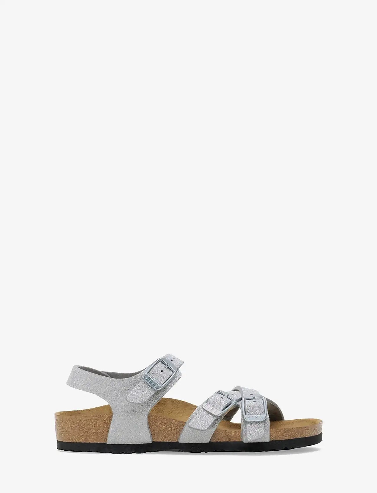 Birkenstock - Kumba Kids SYN - slippers - shiny glitter silver - 2