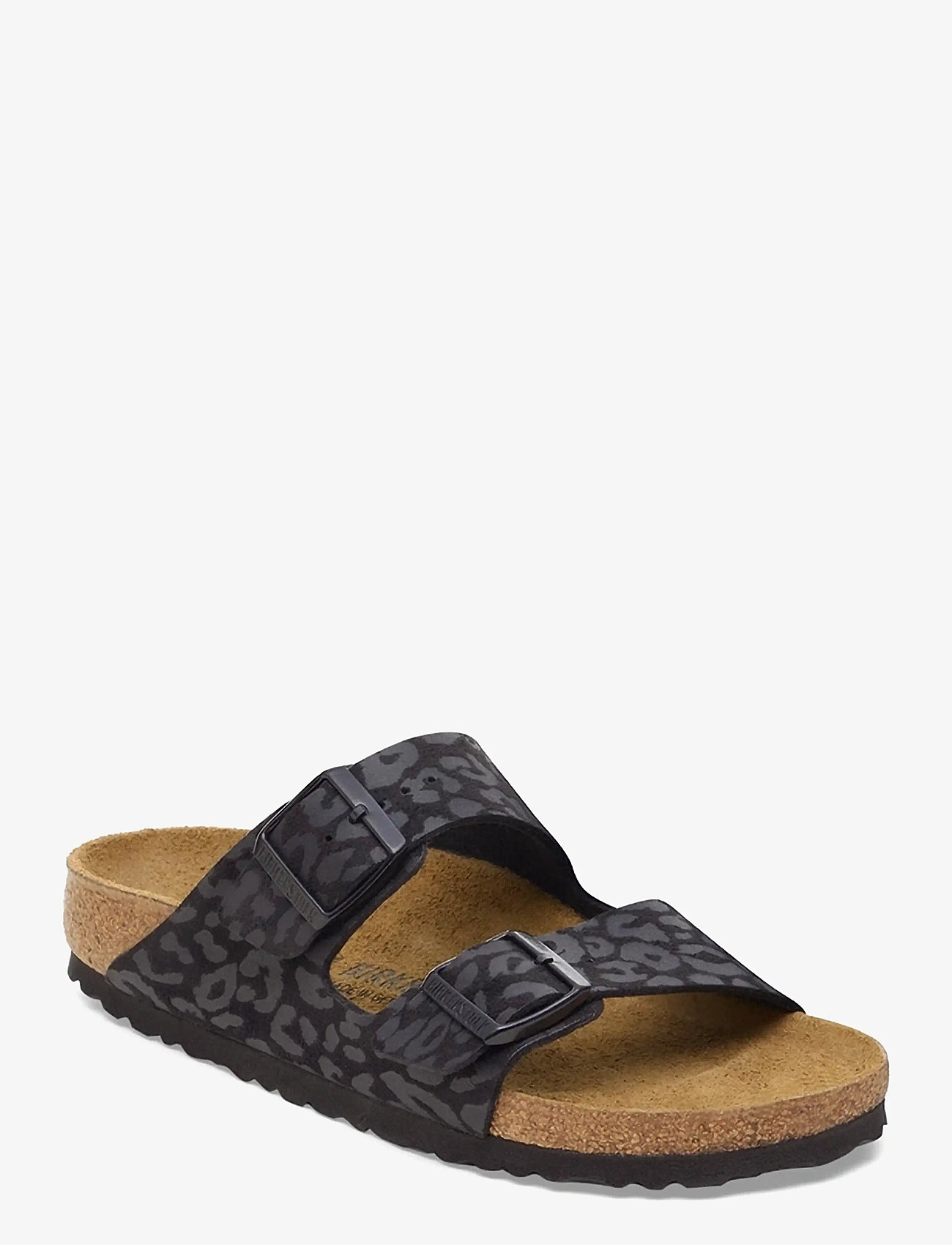 Birkenstock - Arizona SYN - sandales plates - leo black - 0