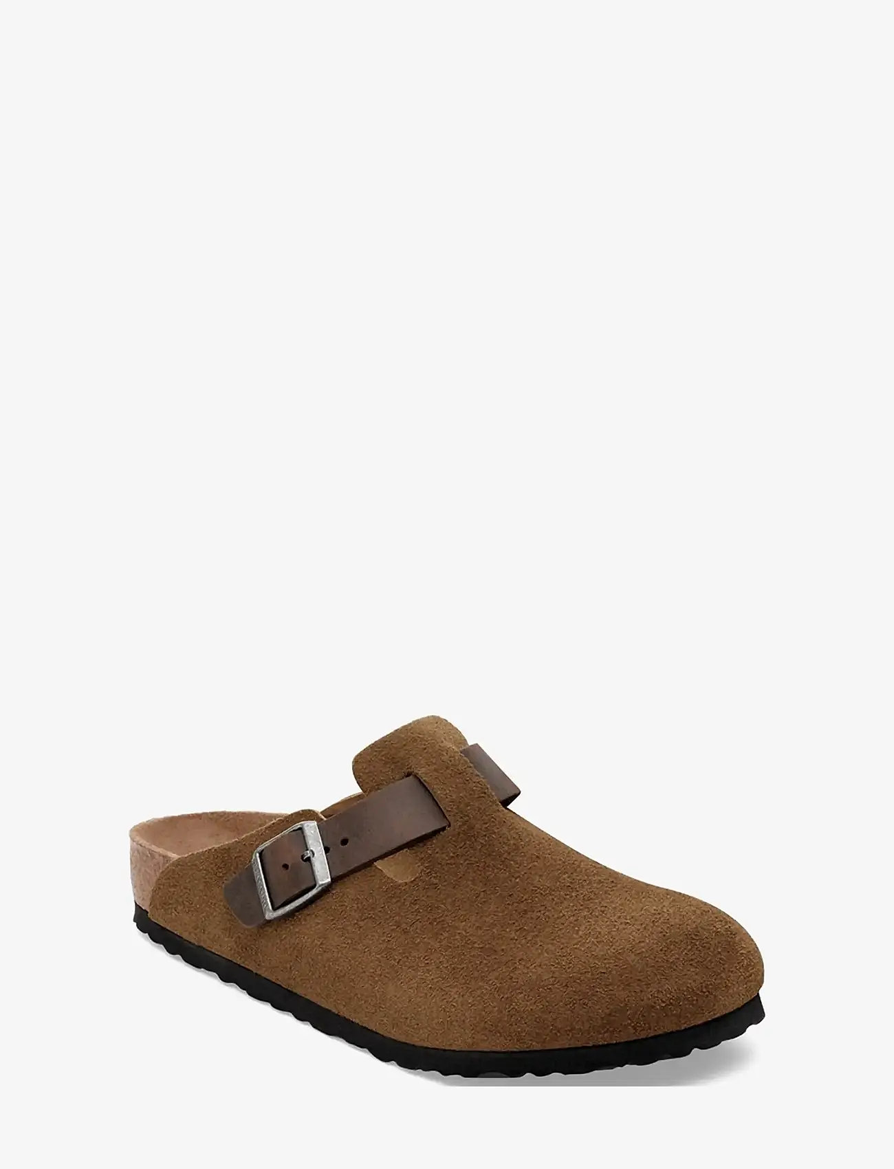 Birkenstock - Boston LEVE/LEOI Dark Tea - mules & clogs - dark tea - 0