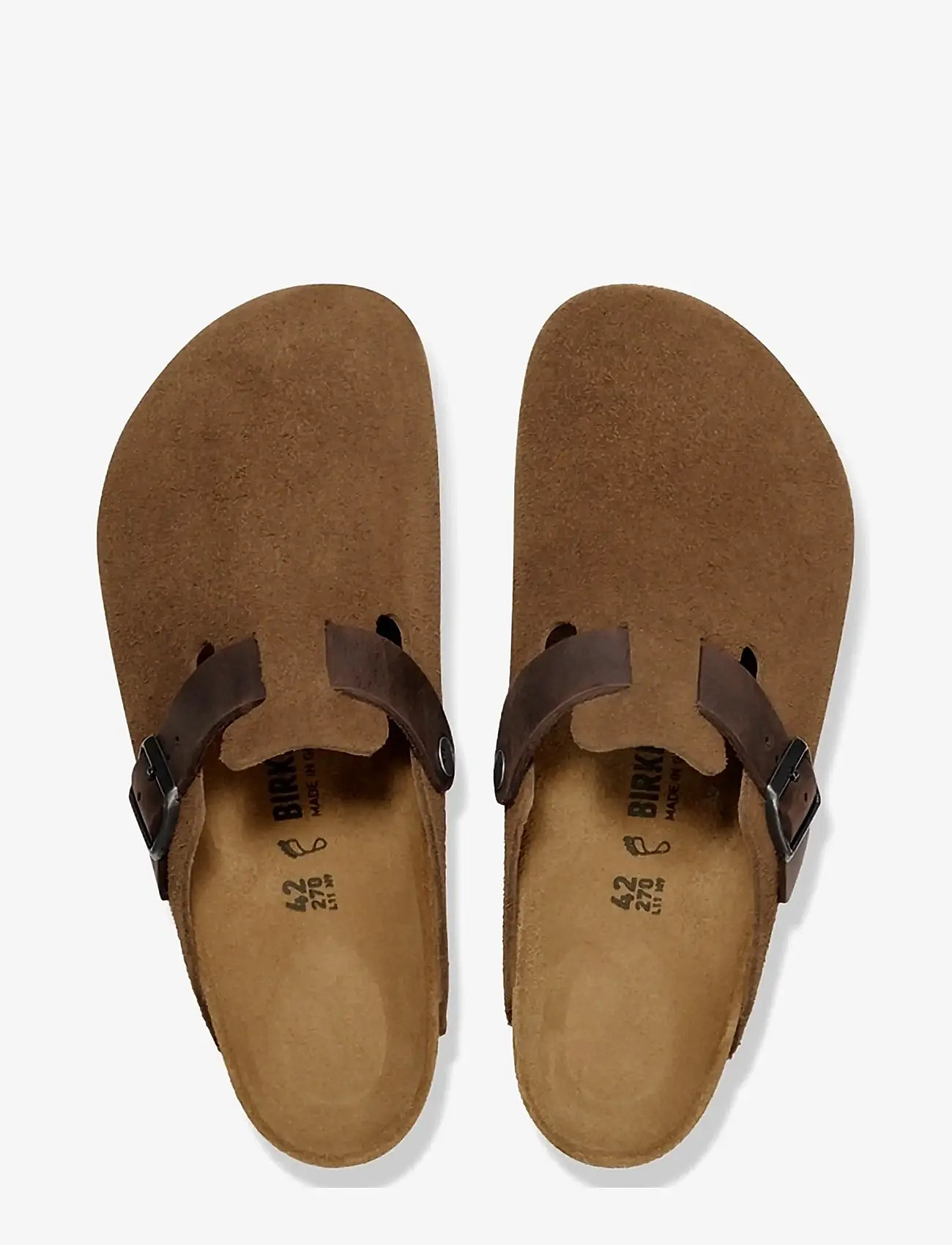 Birkenstock - Boston LEVE/LEOI Dark Tea - mules & clogs - dark tea - 1