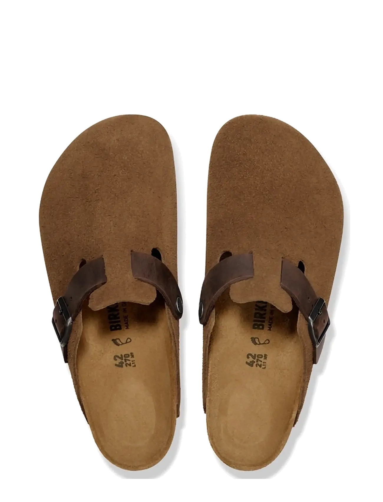 Birkenstock - Boston LEVE/LEOI Dark Tea - mules & clogs - dark tea - 1