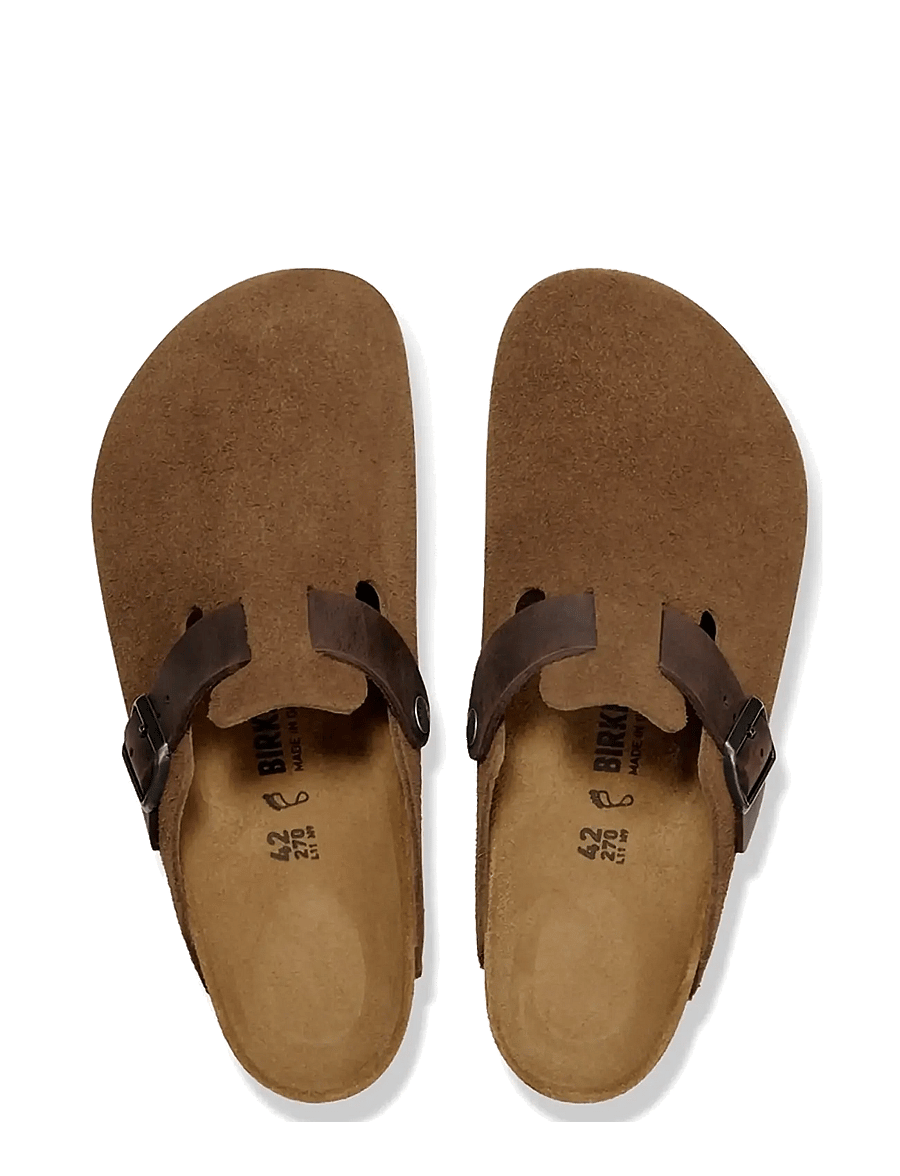 Birkenstock - Boston LEVE/LEOI - mules & clogs - dark tea - 1