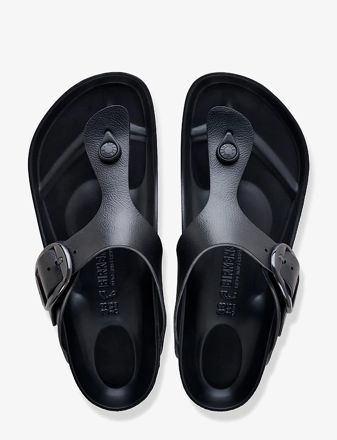 Birkenstock - Gizeh Big Buckle EVA - flade sandaler - black - 1