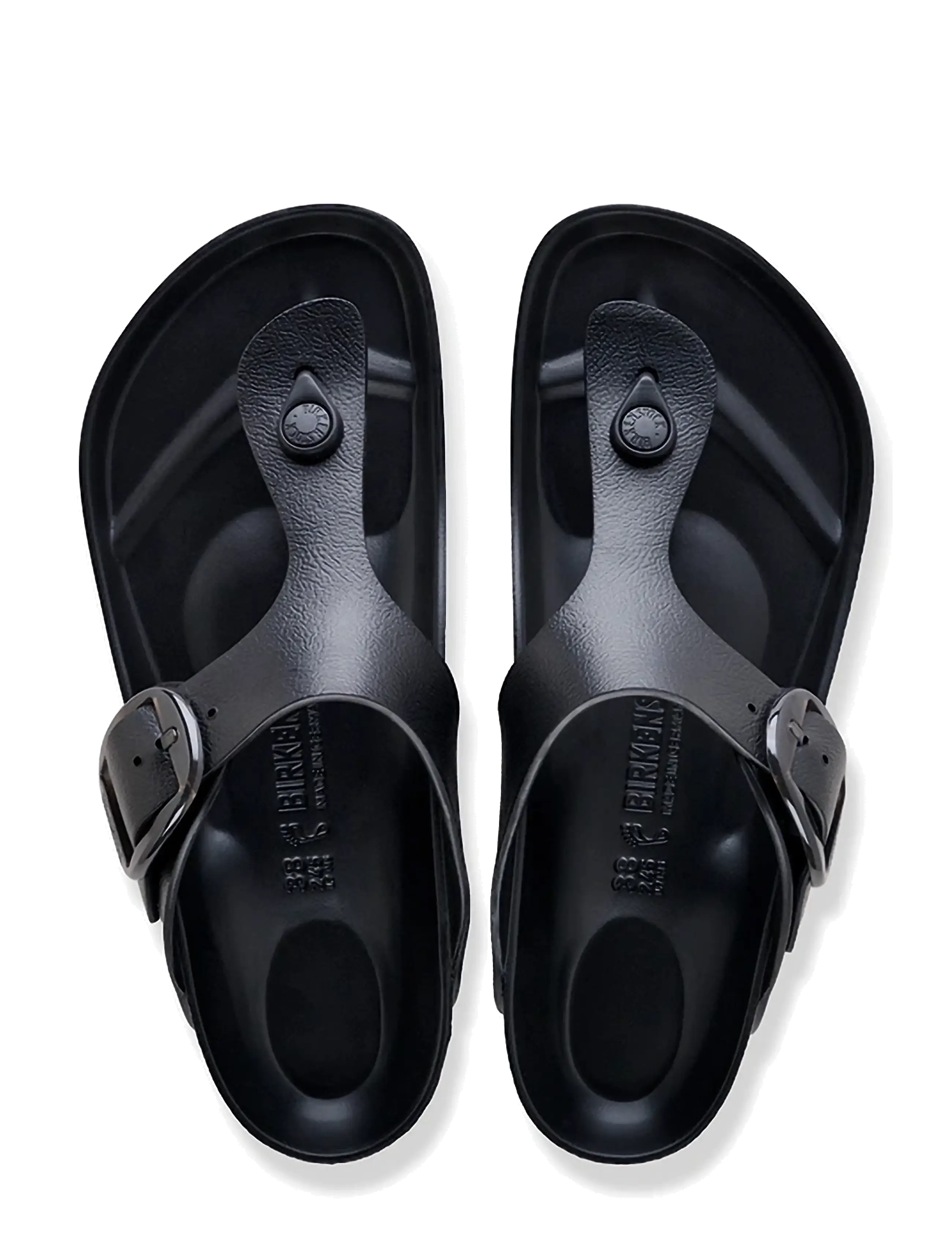 Birkenstock - Gizeh Big Buckle EVA - flache sandalen - black - 1