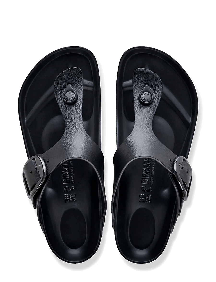 Birkenstock - Gizeh Big Buckle EVA - flache sandalen - black - 1