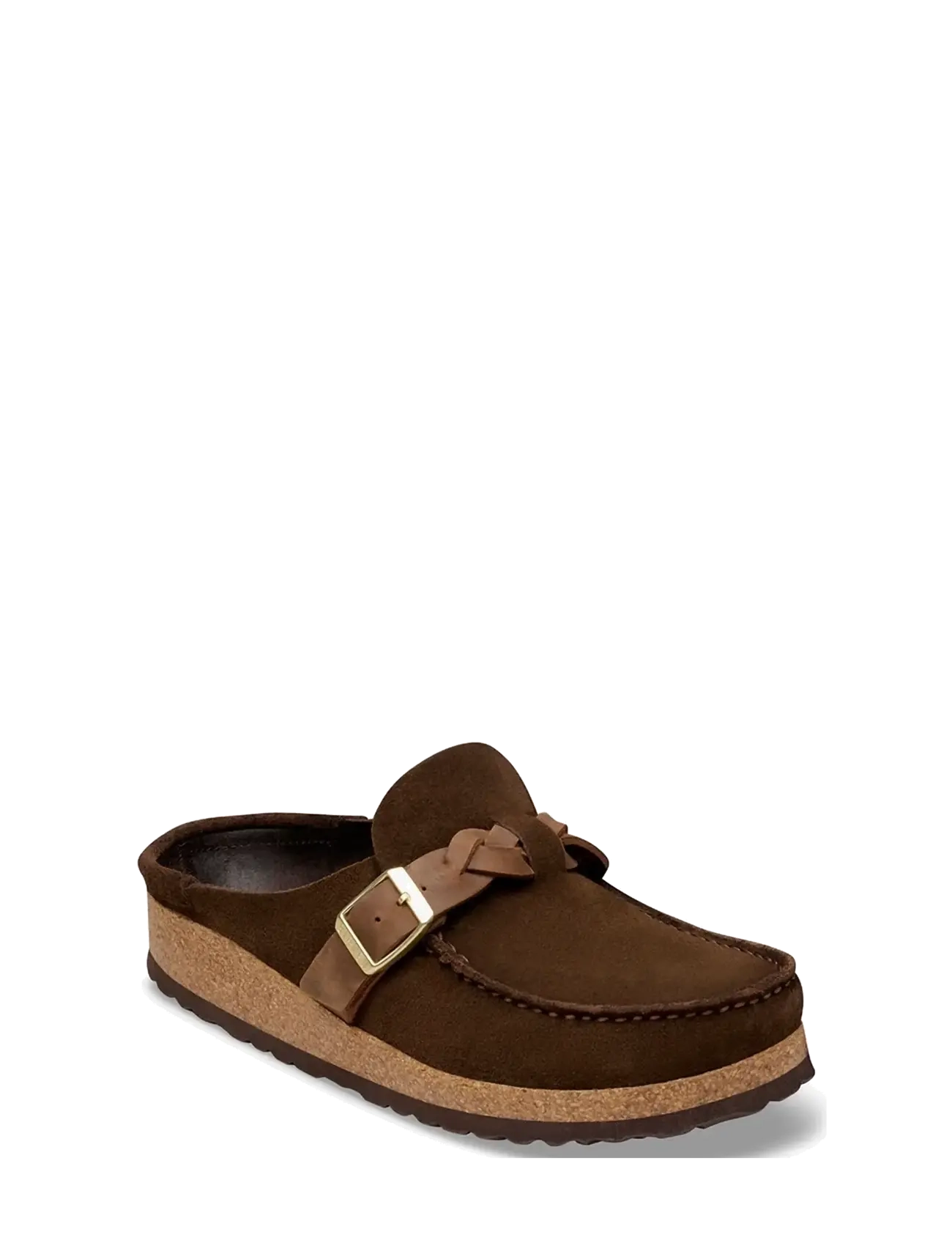 Birkenstock Buckley Braided Leoi/Leve Carafe, 38, Mules & Slip-ins, Braun - Flat Mules, Frauen