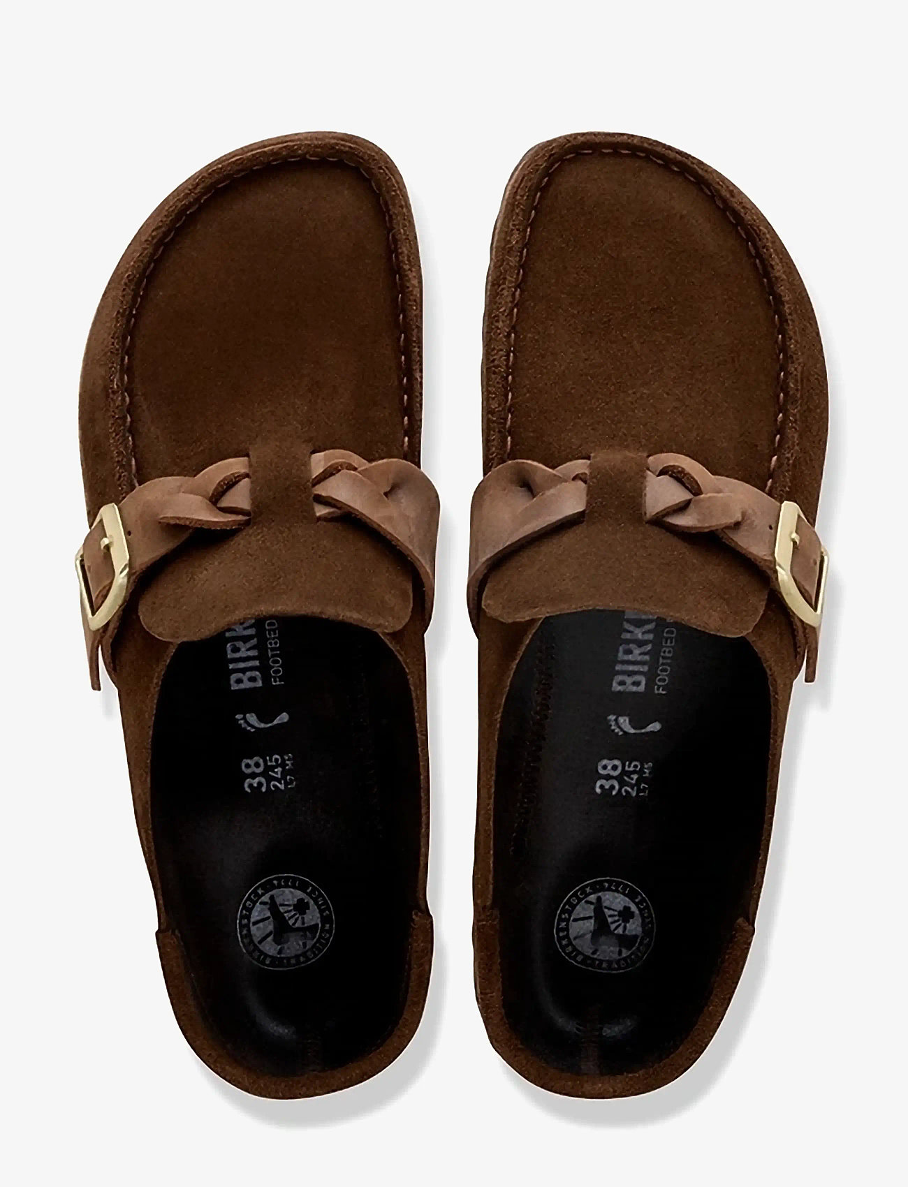 Birkenstock - Buckley Braided LEOI/LEVE - flache pantoletten - carafe - 1