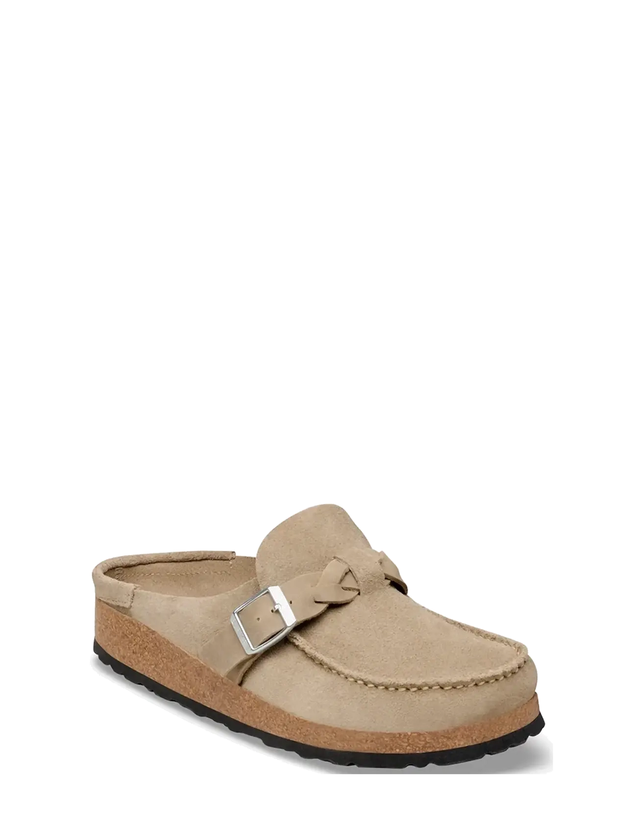 Birkenstock Buckley Braided Leoi/Leve Taupe, 37, Mules & Slip-ins, Beige - Flat Mules, Frauen
