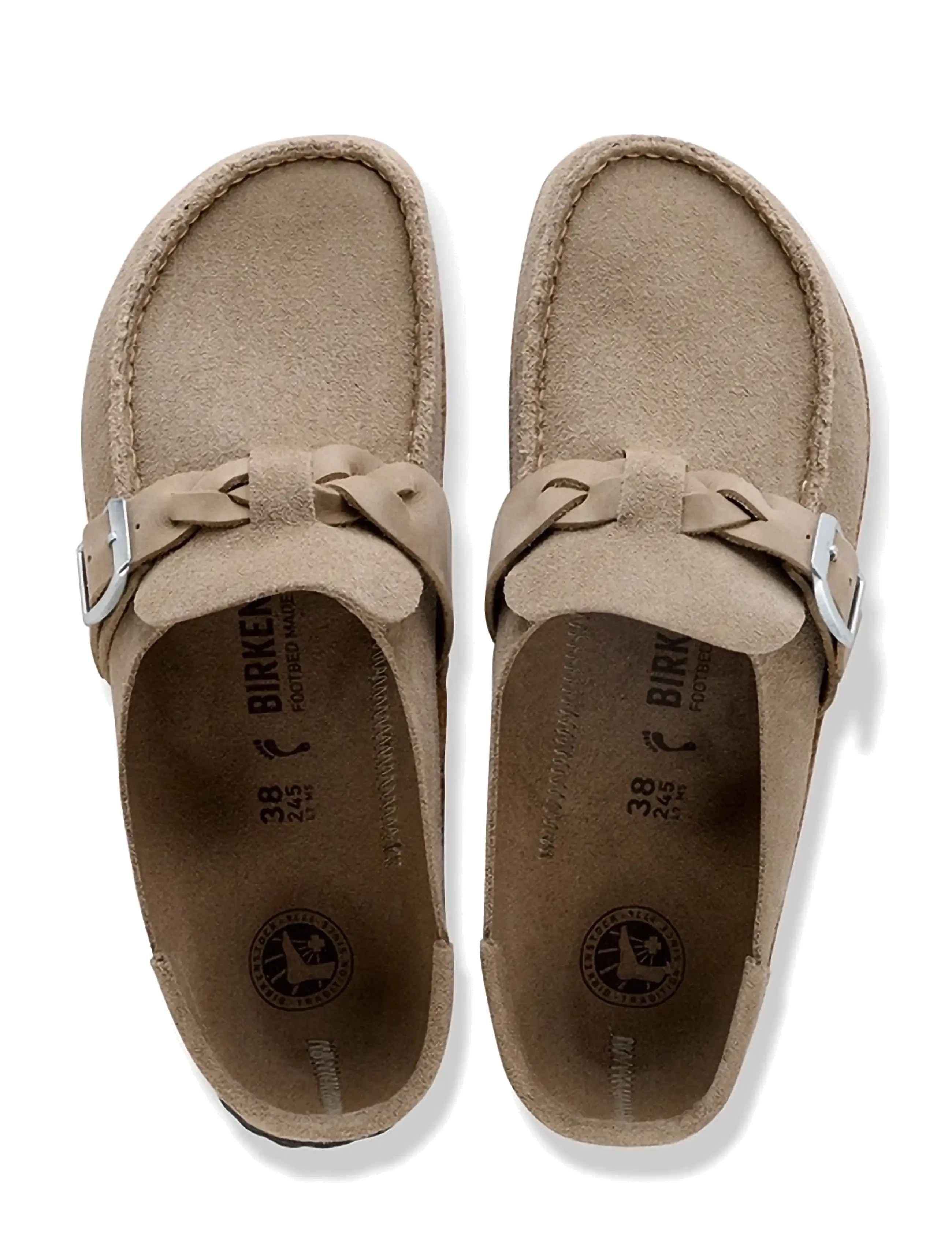 Birkenstock - Buckley Braided LEOI/LEVE Taupe - flade mules - taupe - 1