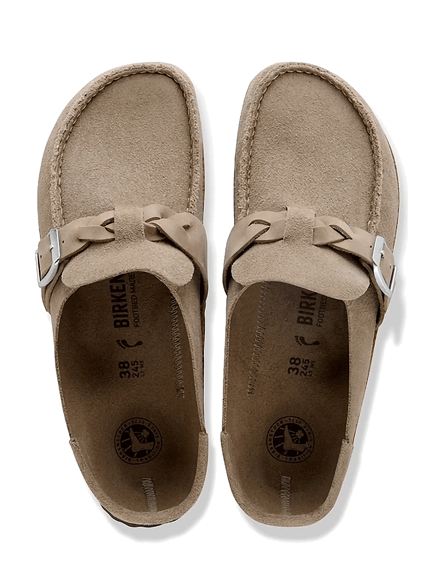 Birkenstock - Buckley Braided LEOI/LEVE Taupe - flade mules - taupe - 1