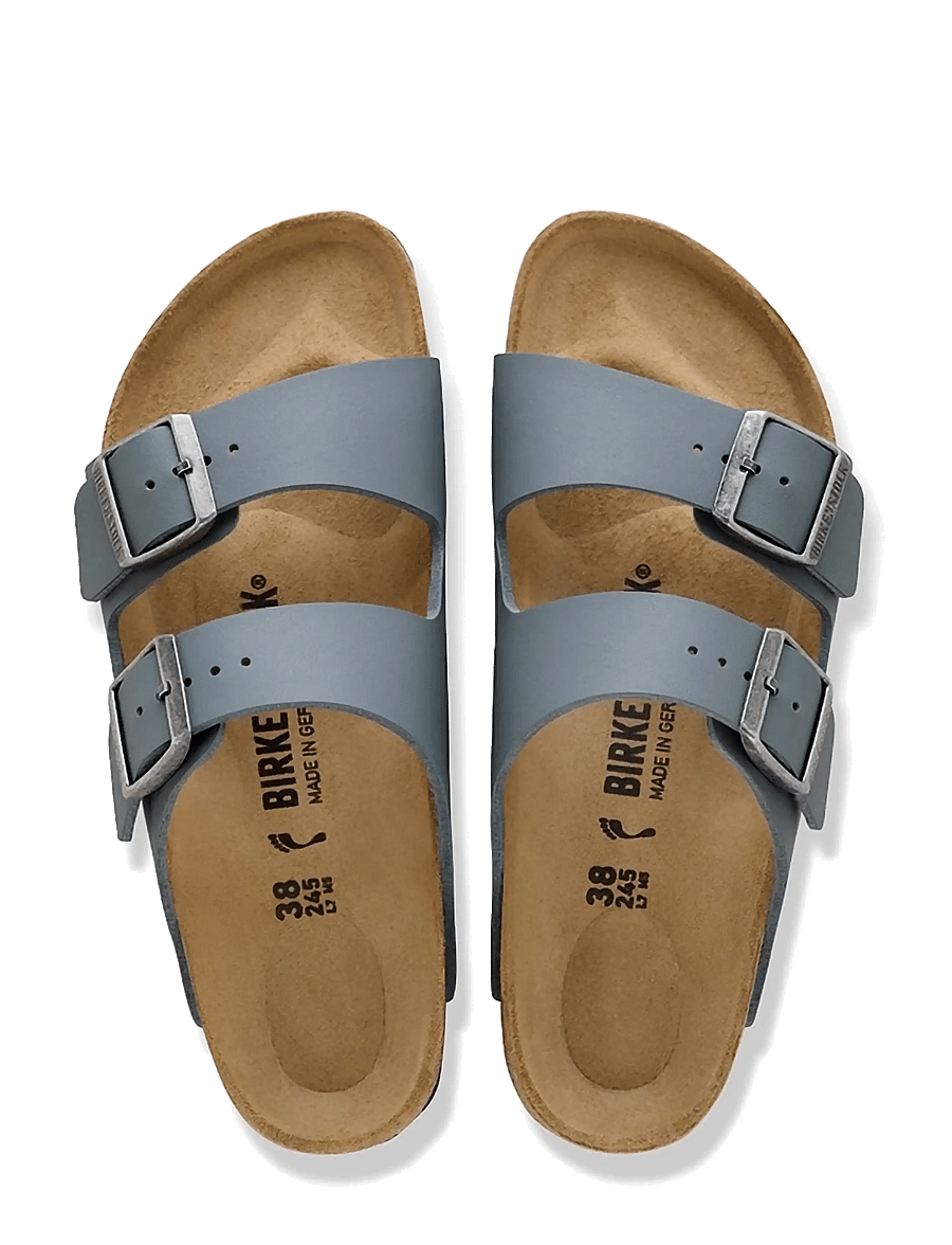 Birkenstock - Arizona BF - platta sandaler - basalt gray - 1