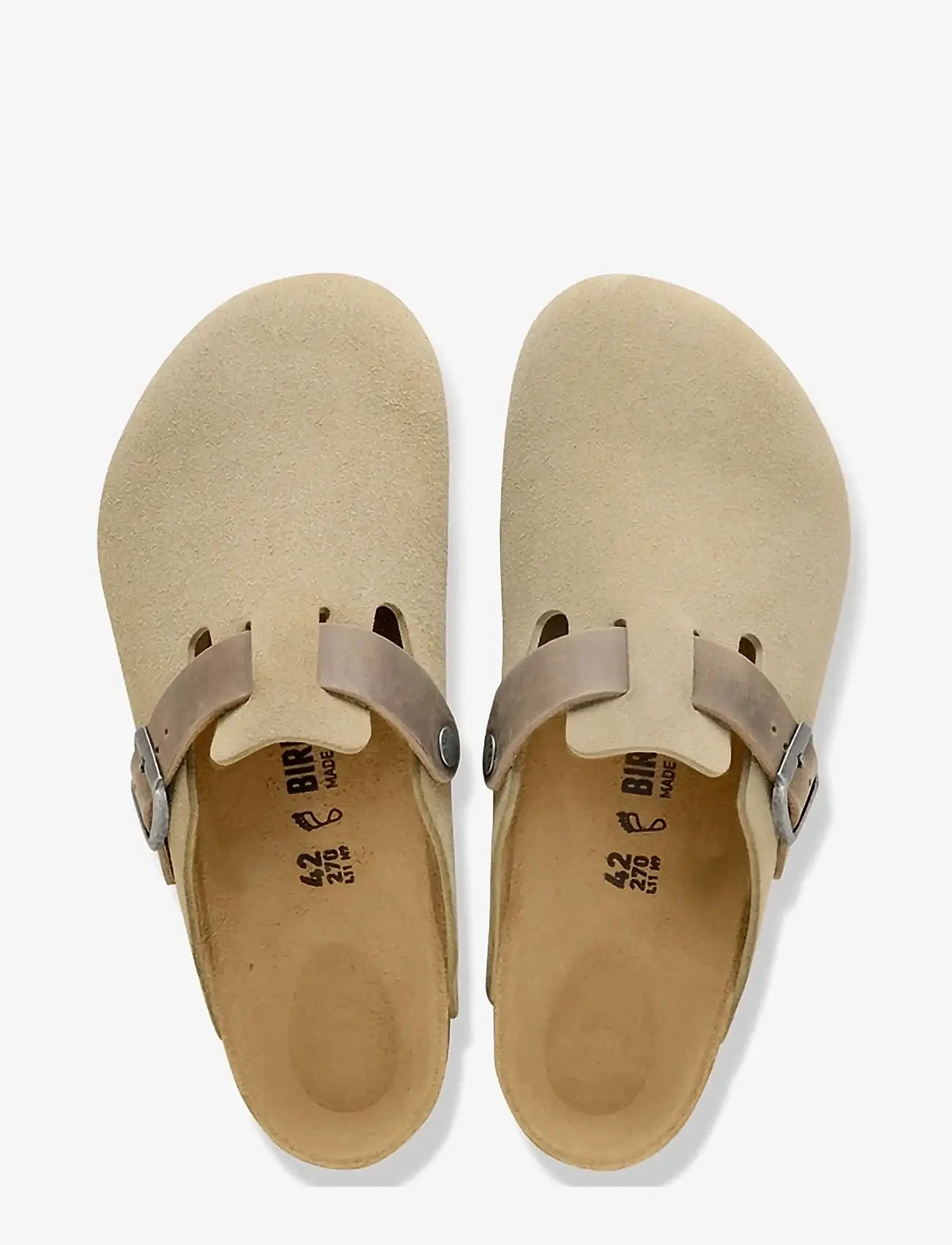 Birkenstock - Boston LEVE/LEOI - mules & clogs - faded khaki - 1