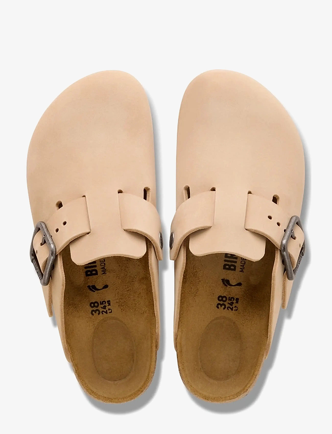 Birkenstock - Boston WB LENB Sandcastle - pantoletten & clogs - sandcastle - 1