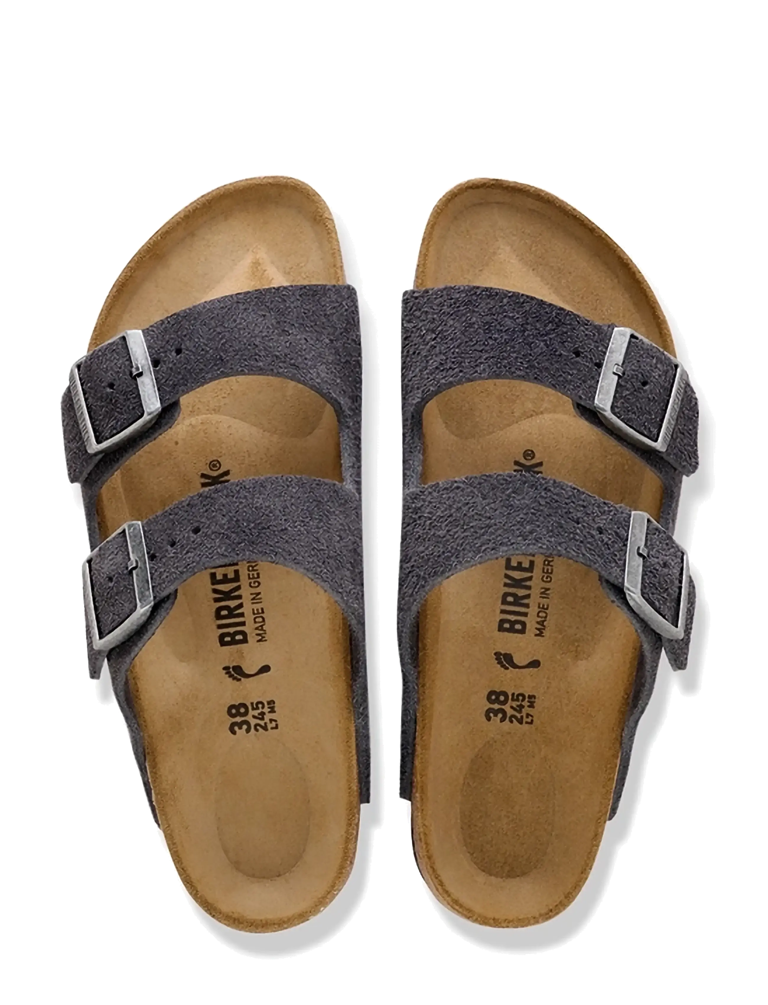 Birkenstock - Arizona LEVE Charcoal - sandaler - anthracite - 1