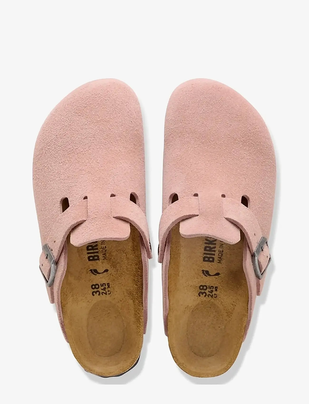 Birkenstock - Boston LEVE - platta mules - pink clay - 1