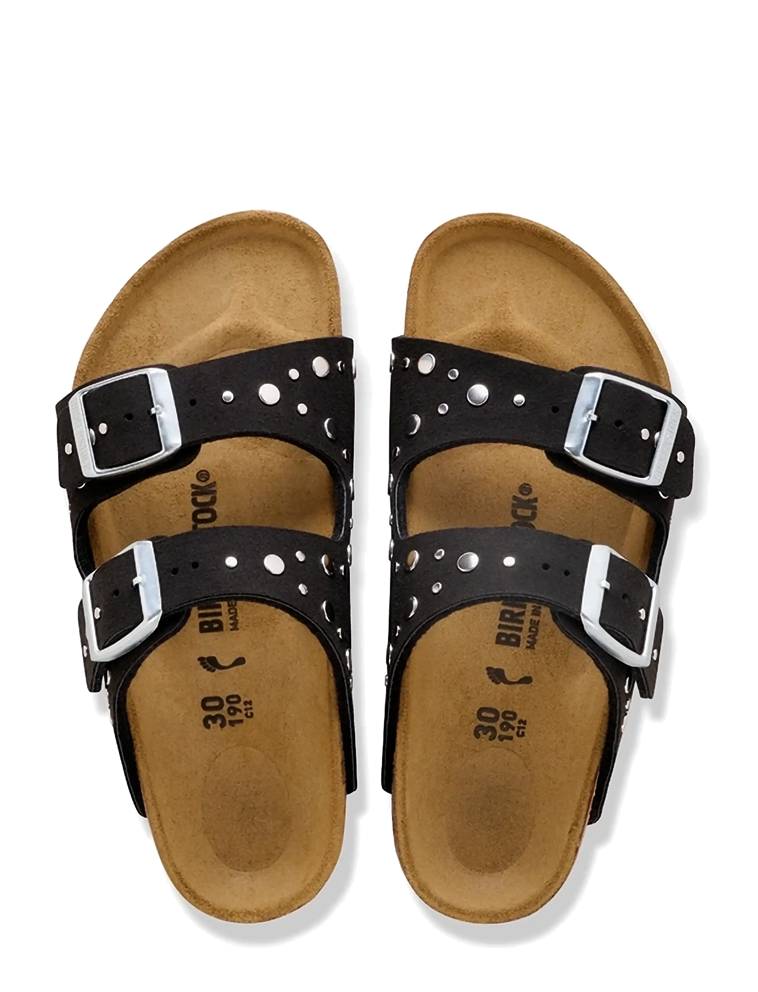 Birkenstock - Arizona Rivets Kids SYN - hausschuhe - soft birki black - 1