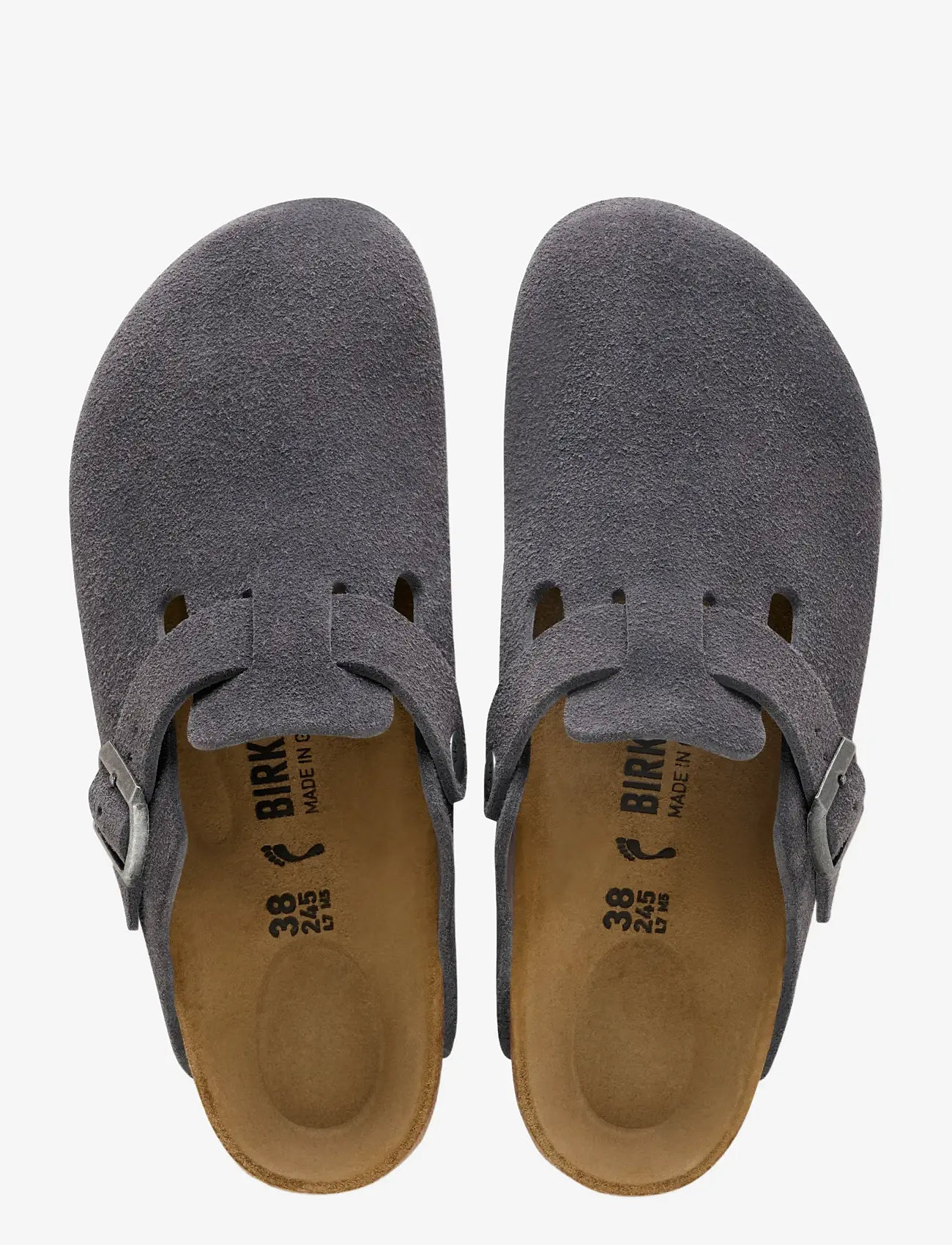 Birkenstock - Boston LEVE Charcoal - pantoletten & clogs - anthracite - 1