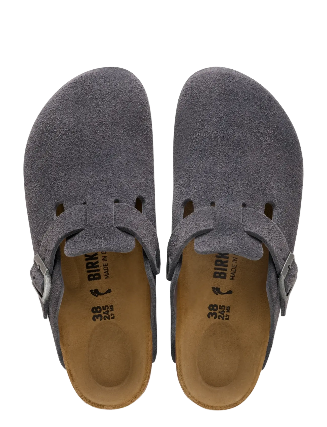 Birkenstock - Boston LEVE Charcoal - mules & klossar - anthracite - 1