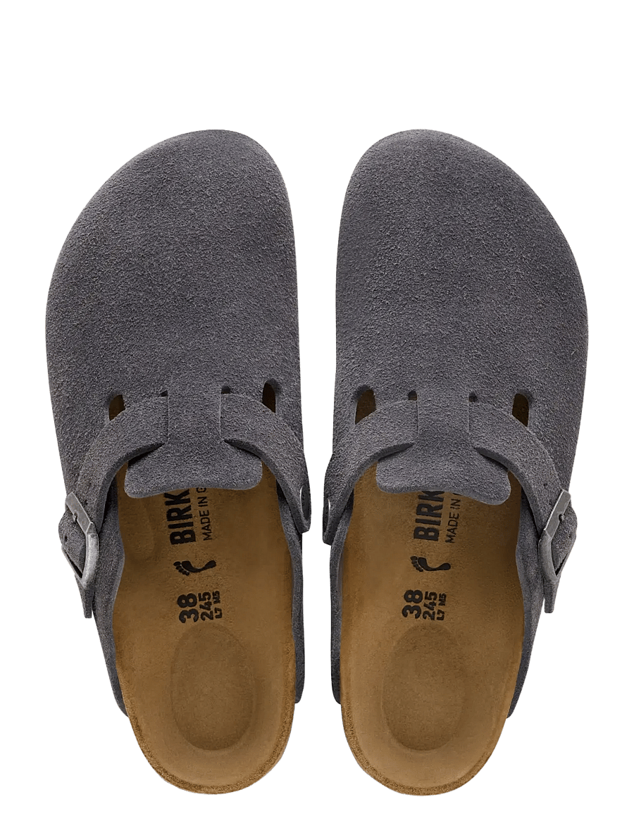 Birkenstock - Boston LEVE - pantoletten & clogs - anthracite - 1