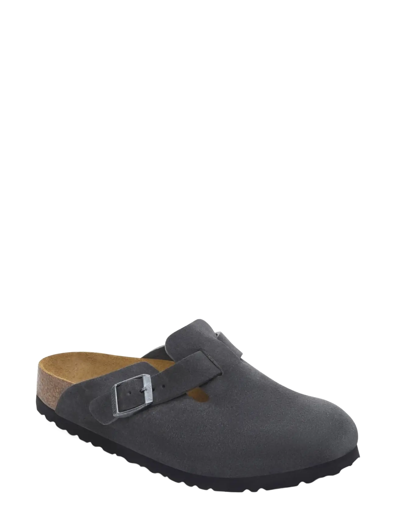 Birkenstock Boston LEVE - Pistokkaat - CHARCOAL / grey