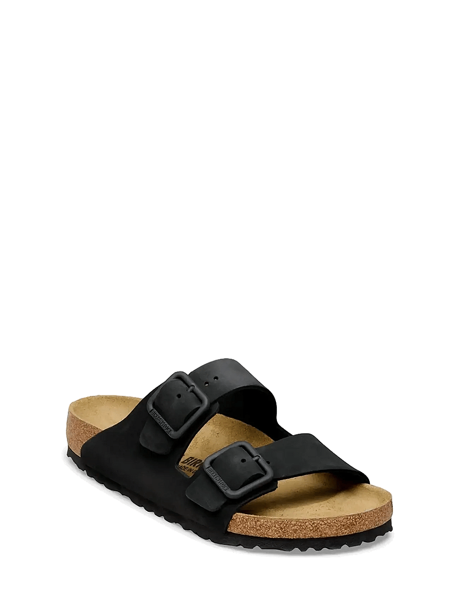 Birkenstock - Arizona WB LENB Black - sandaler - black - 0