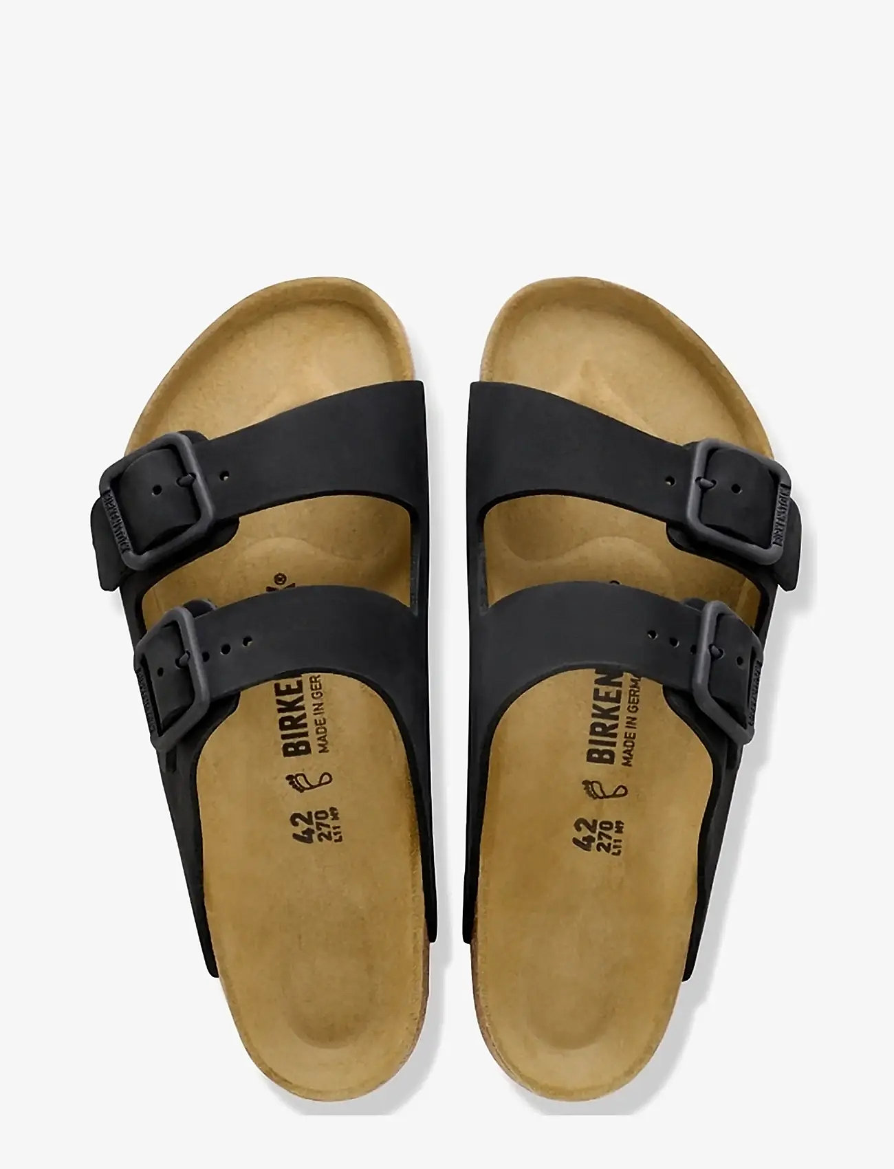 Birkenstock - Arizona WB LENB Black - vacation essentials - black - 1
