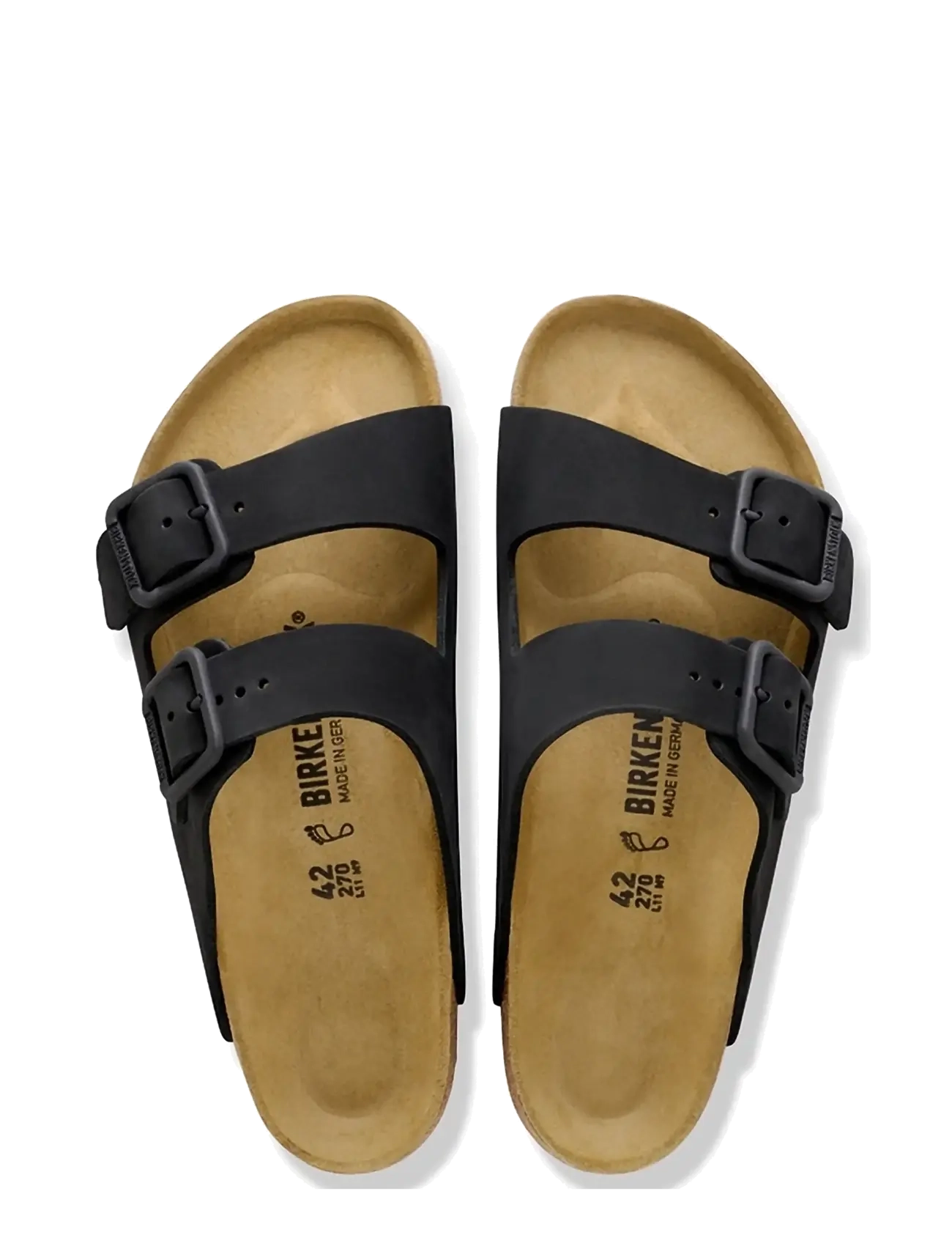 Birkenstock - Arizona WB LENB Black - sandalen - black - 1
