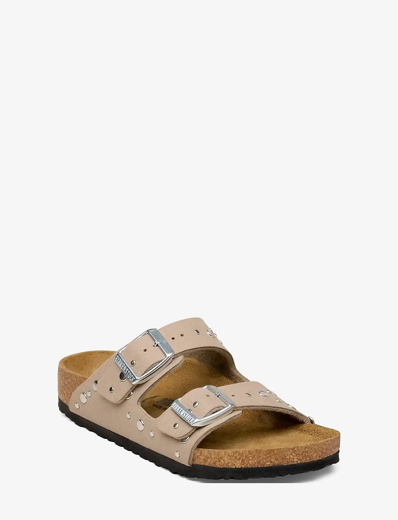 Birkenstock - Arizona Rivets Kids SYN - hjemmesko - soft birki gray taupe - 0