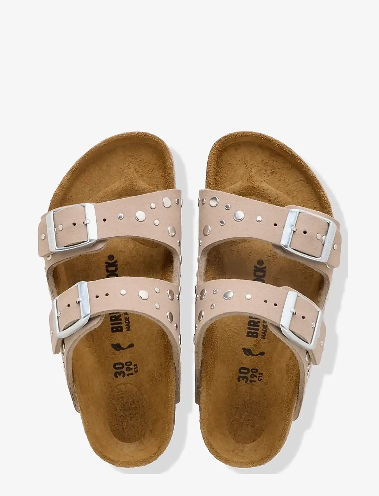 Birkenstock - Arizona Rivets Kids SYN - hjemmesko - soft birki gray taupe - 1
